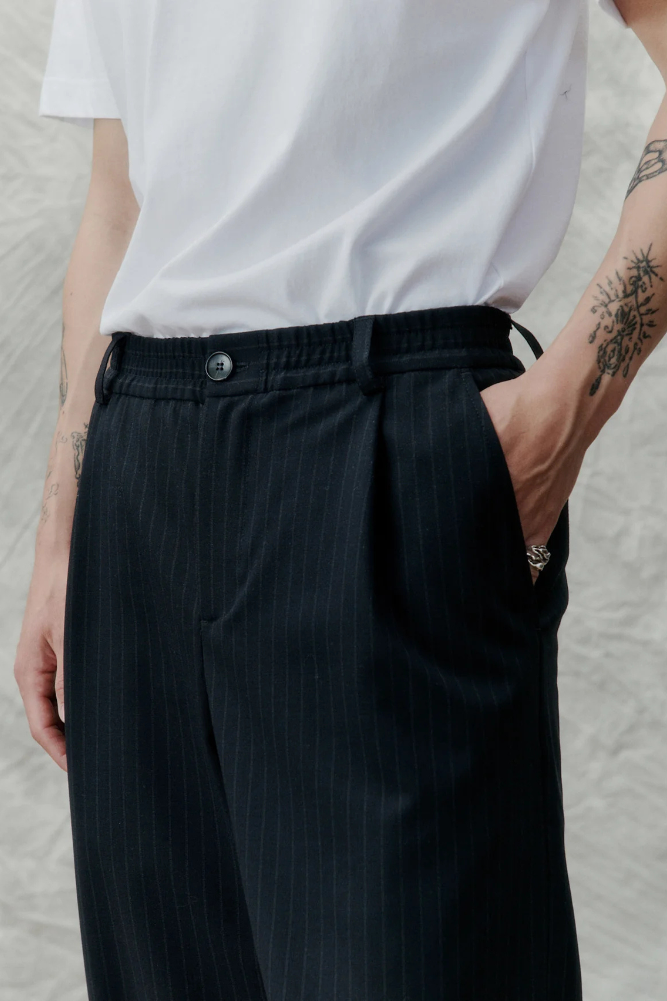 AGENCY PANTS - DARK NAVY PIN