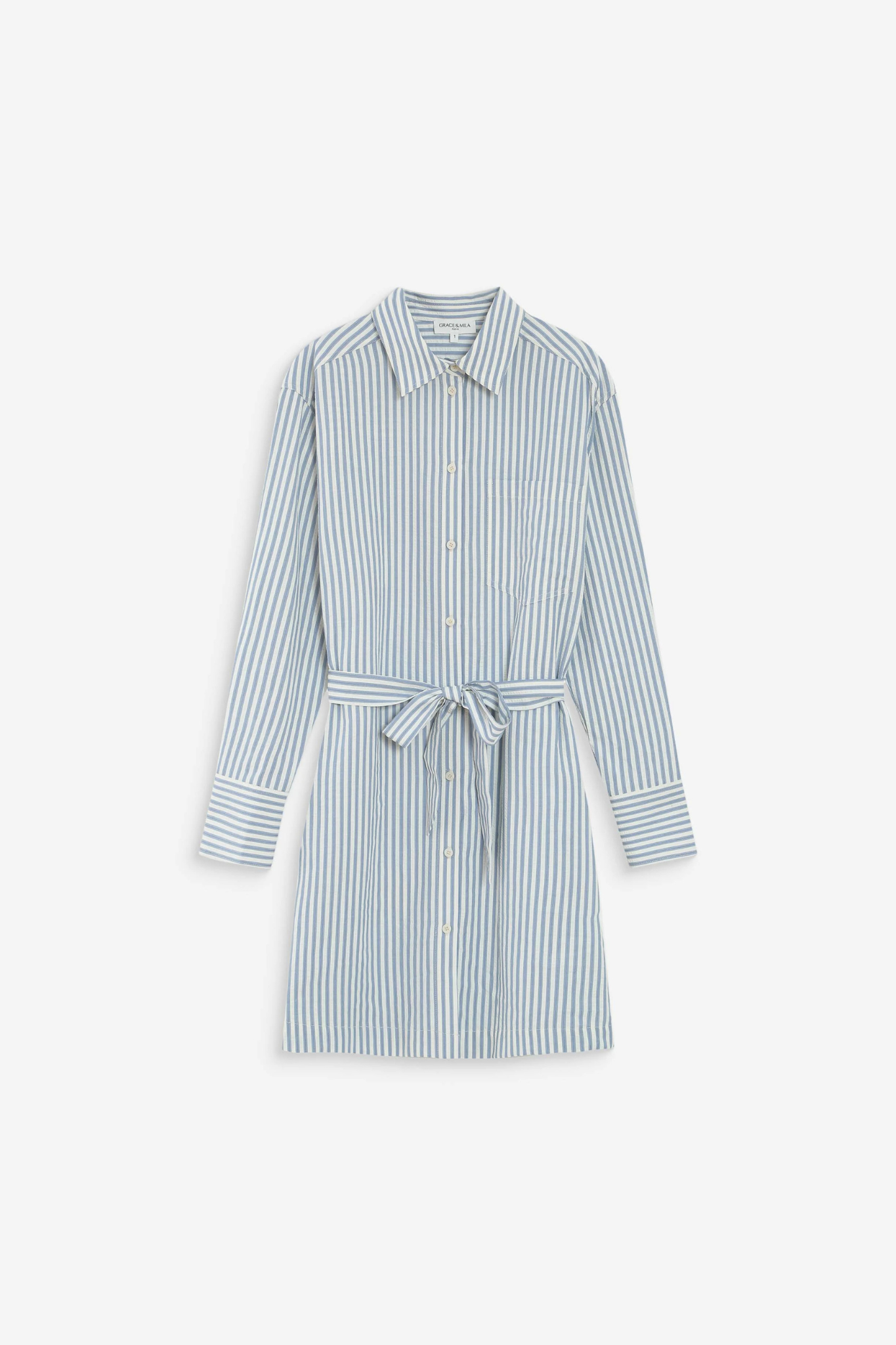 VISERY SHORT DRESS - BLUEBERRY