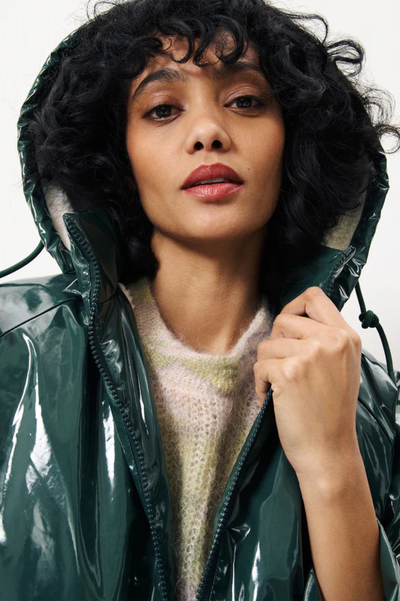 MATHELINE COAT - VERT FORET