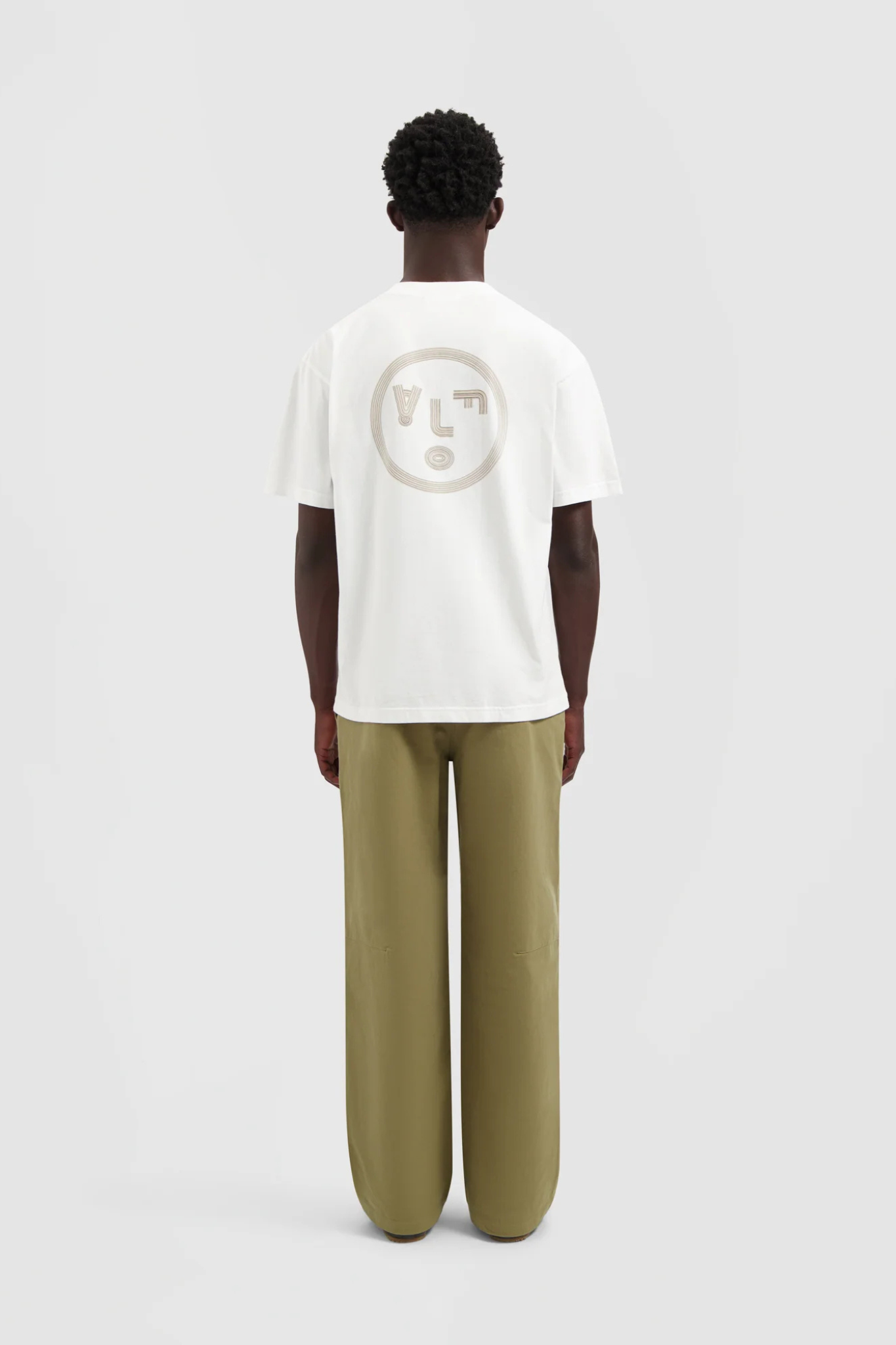 LINED FACE T-SHIRT - OPTICAL WHITE