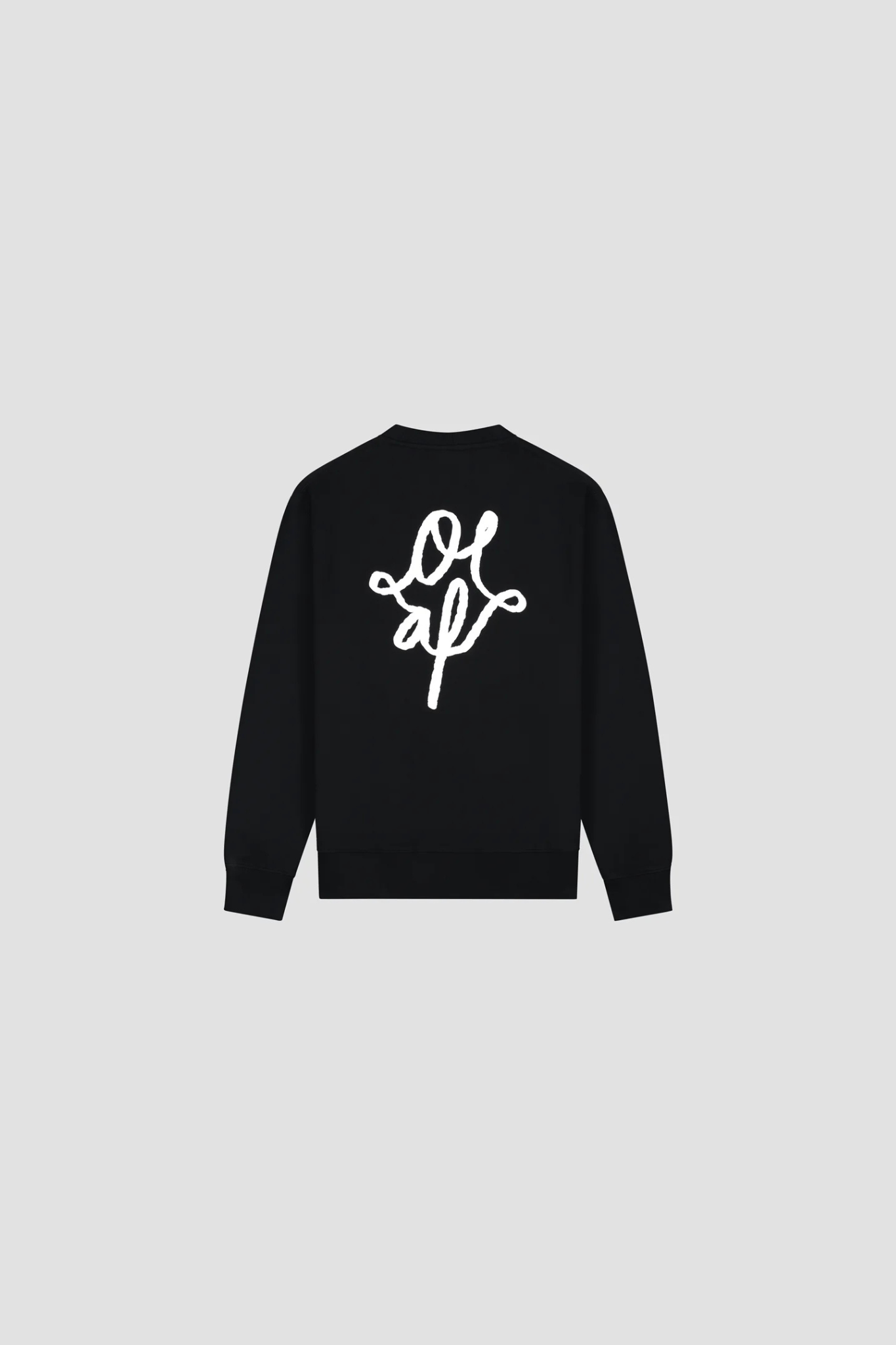 MONOGRAM GRAPHIC CREWNECK - BLACK