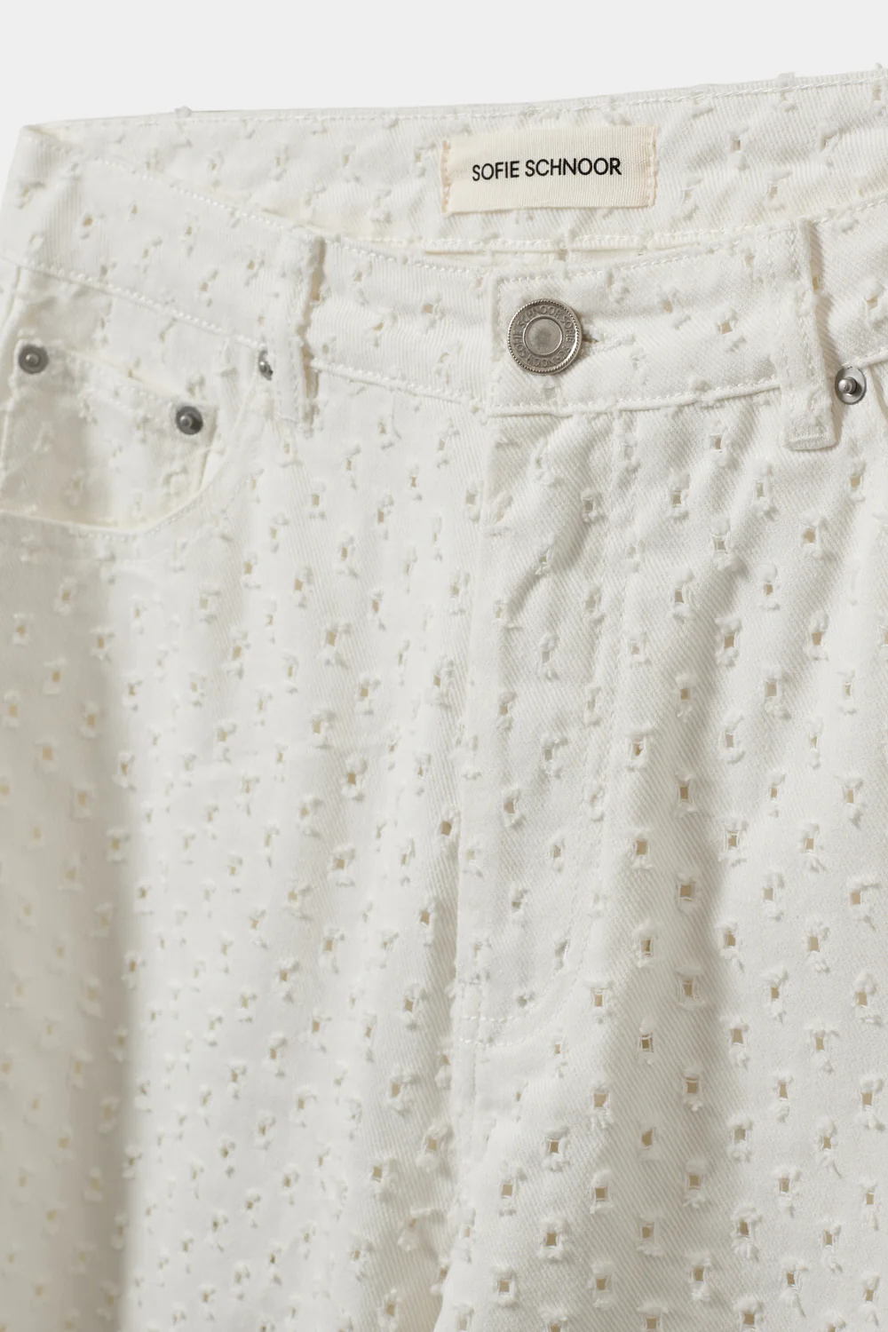 TOMAR BARREL SHAPE JEANS - OFF WHITE