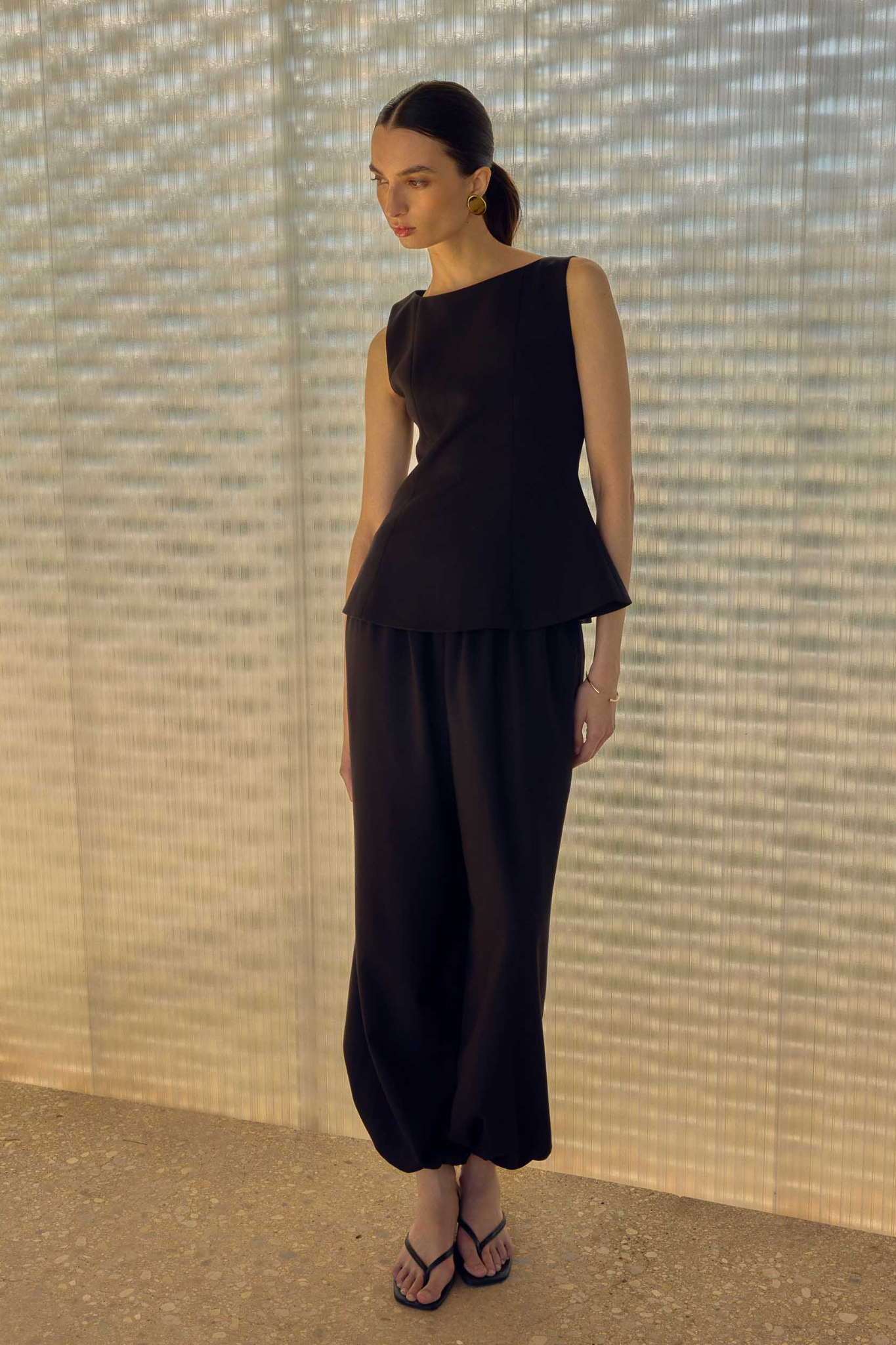 ANIEL PANTS - BLACK