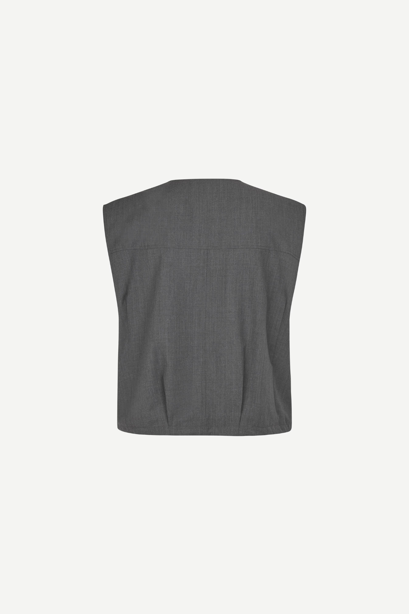 KELLY VEST - DARK GREY MEL