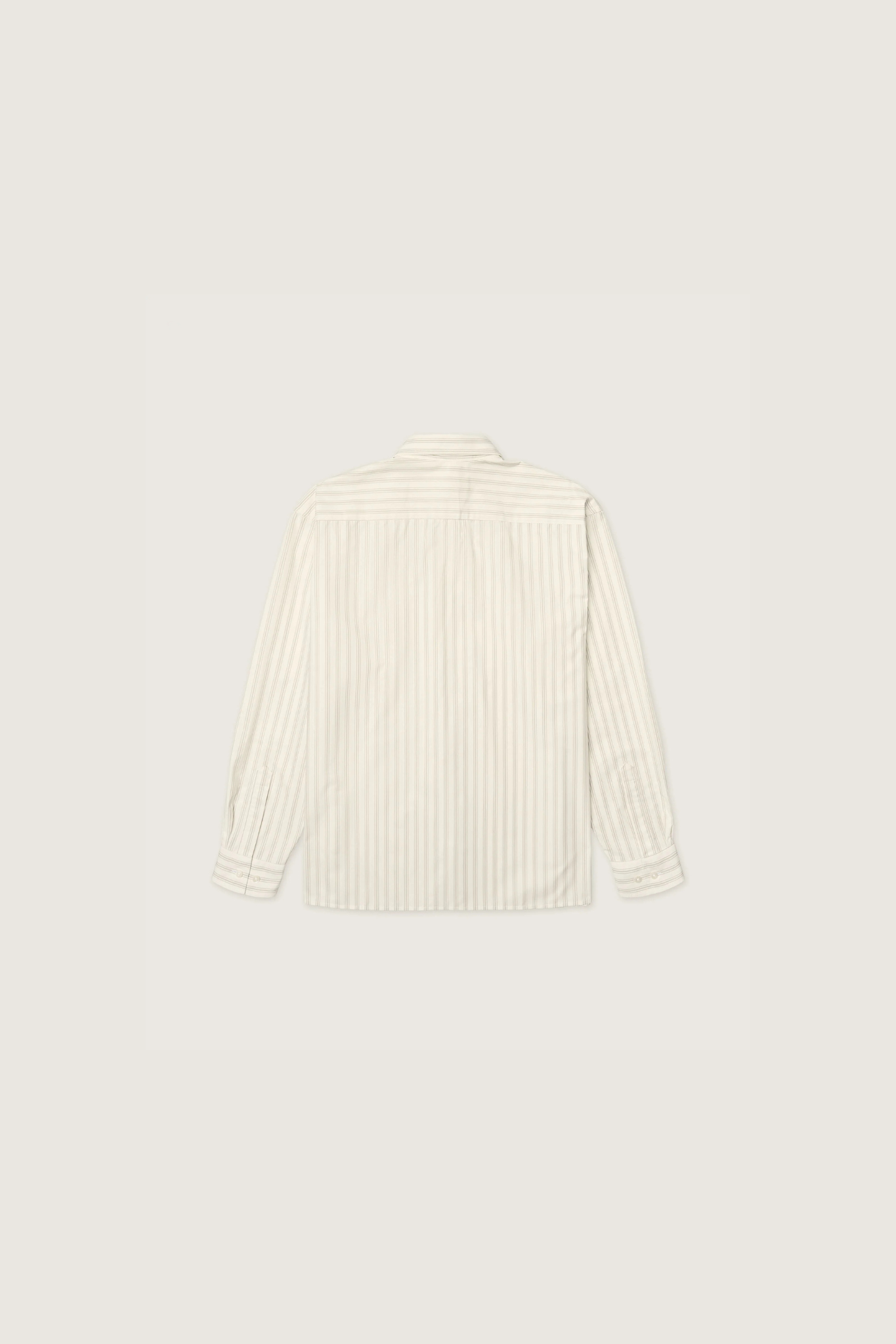 BUZO POCKET SHIRT - OFF WHITE STRIPE