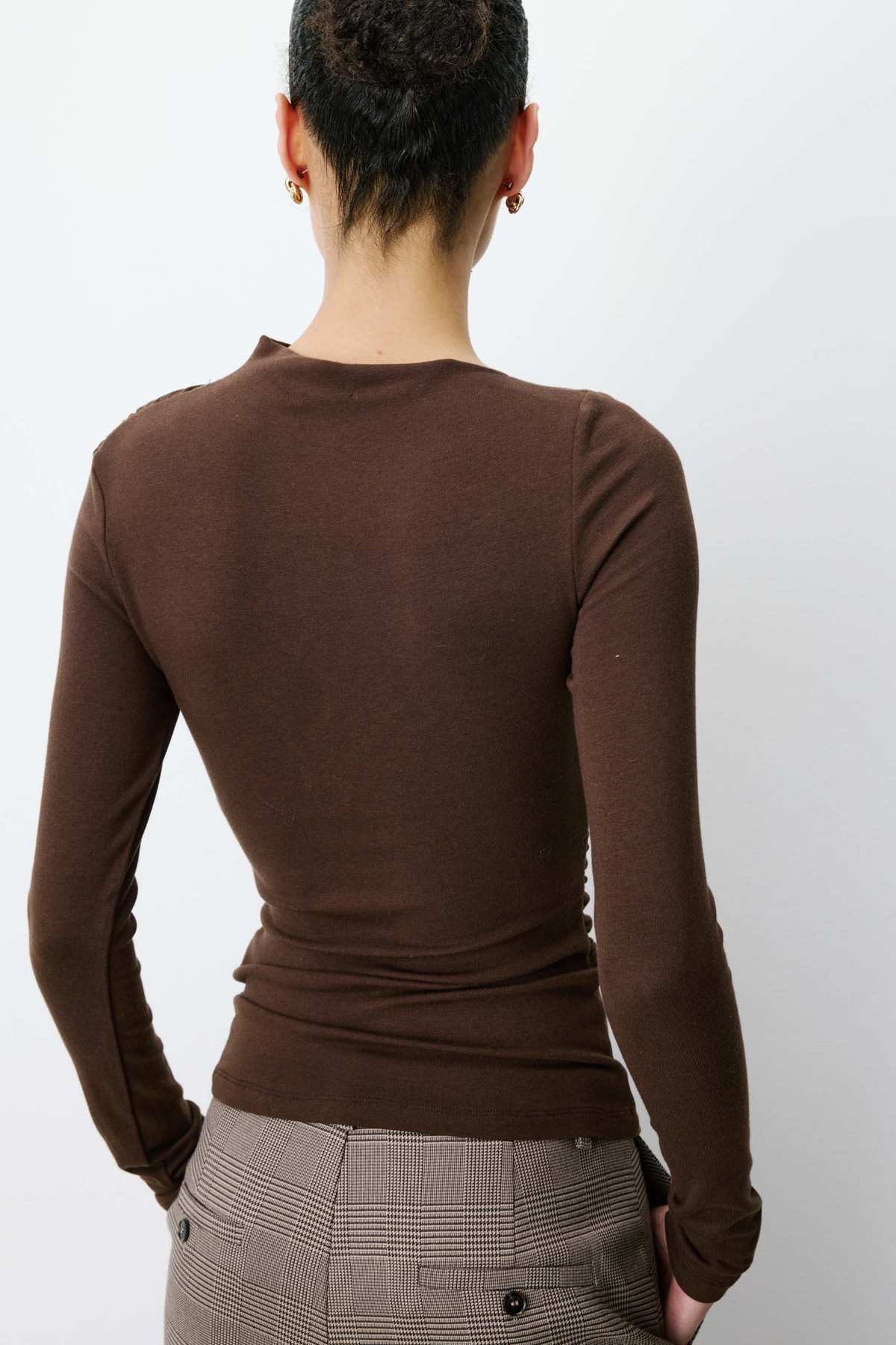 AURYGNY TOP - CHOCOLAT