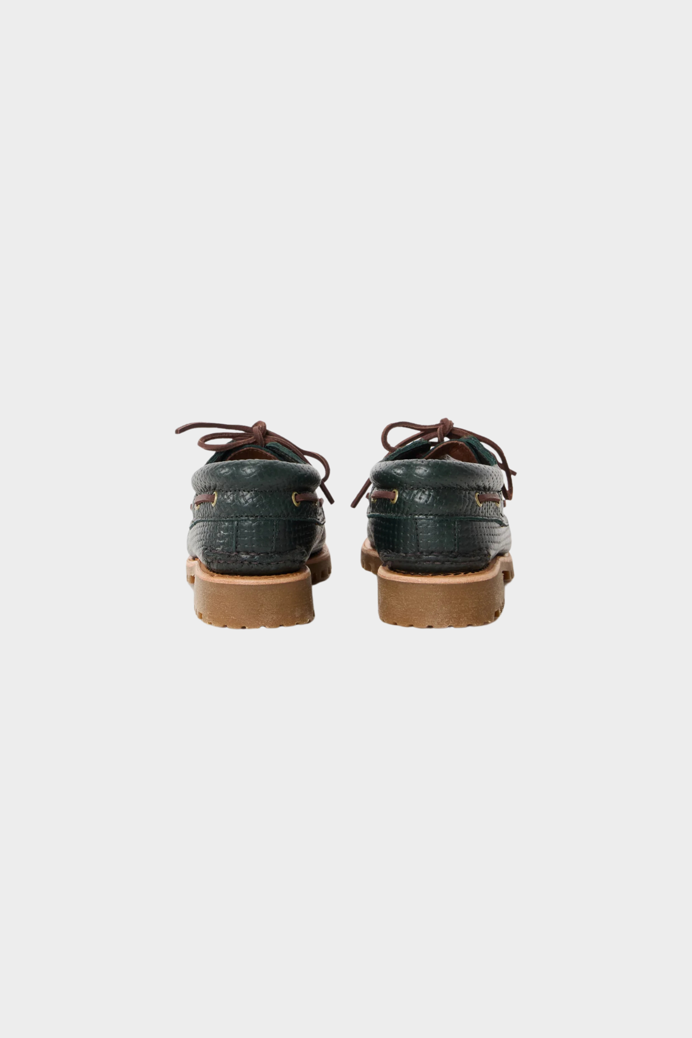 BOAT SHOES - DARK GREEN FULL