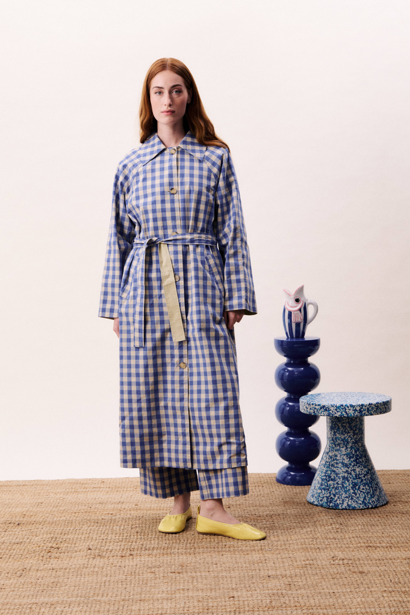 POCAHONTAS COAT - AZURE BLUE