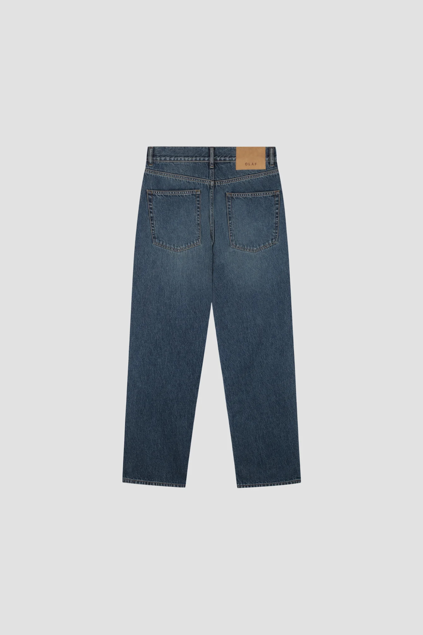 REGULAR DENIM PANT - MID BLUE