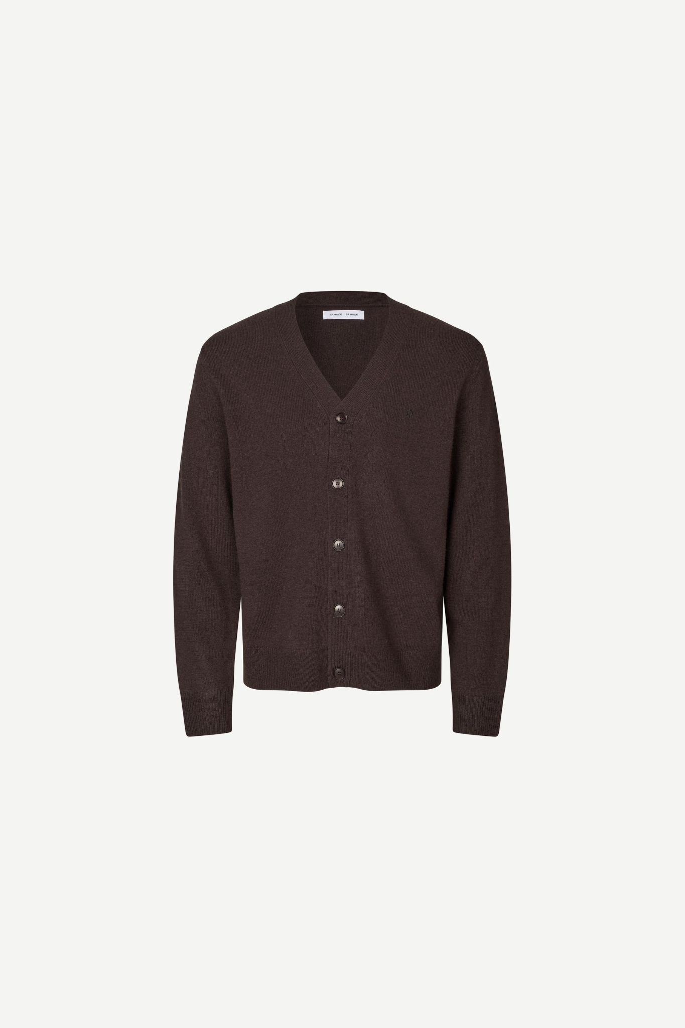 PATRIK CARDIGAN 132 - BLACK COFFEE