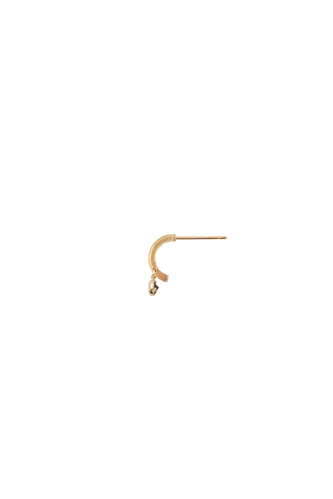 Bobby Rose luna earrings in black and gold