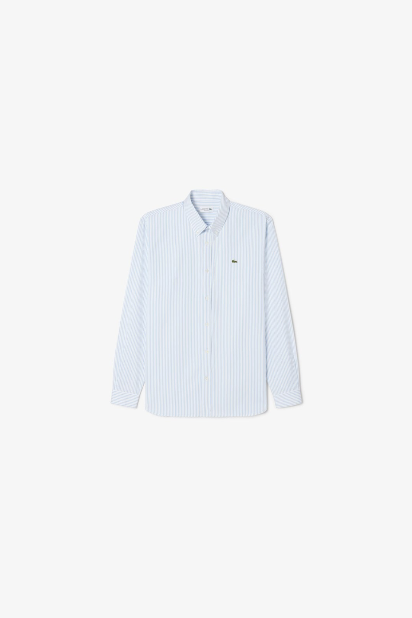 STRIPED PINPOINT SHIRT - WHITE/BLUE