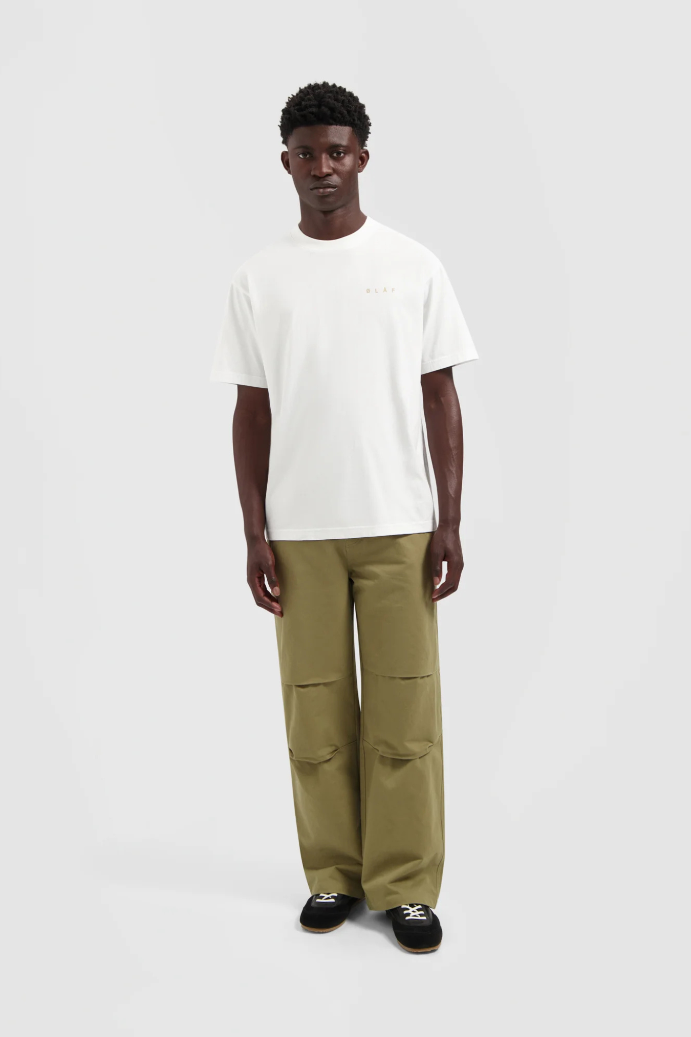 LINED FACE T-SHIRT - OPTICAL WHITE