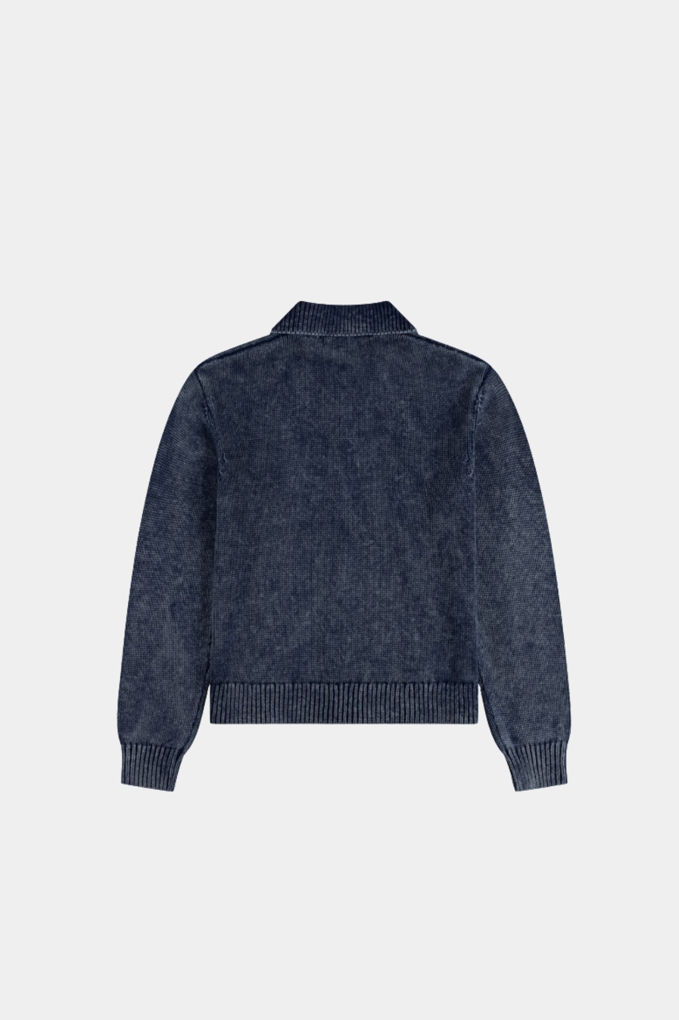 INDIGO KNIT CARDIGAN - INDIGO