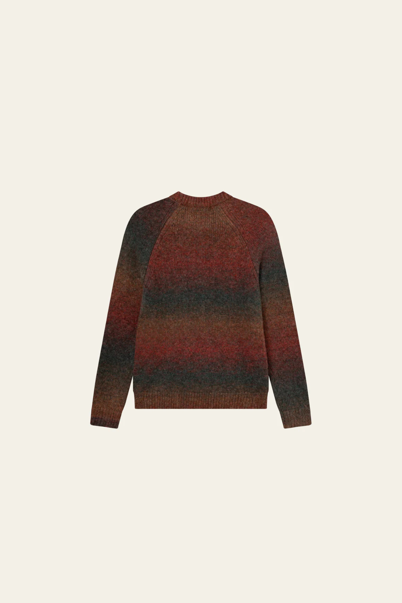 BRAD GRADIENT KNIT JUMPER - DARK CLAY ORANGE