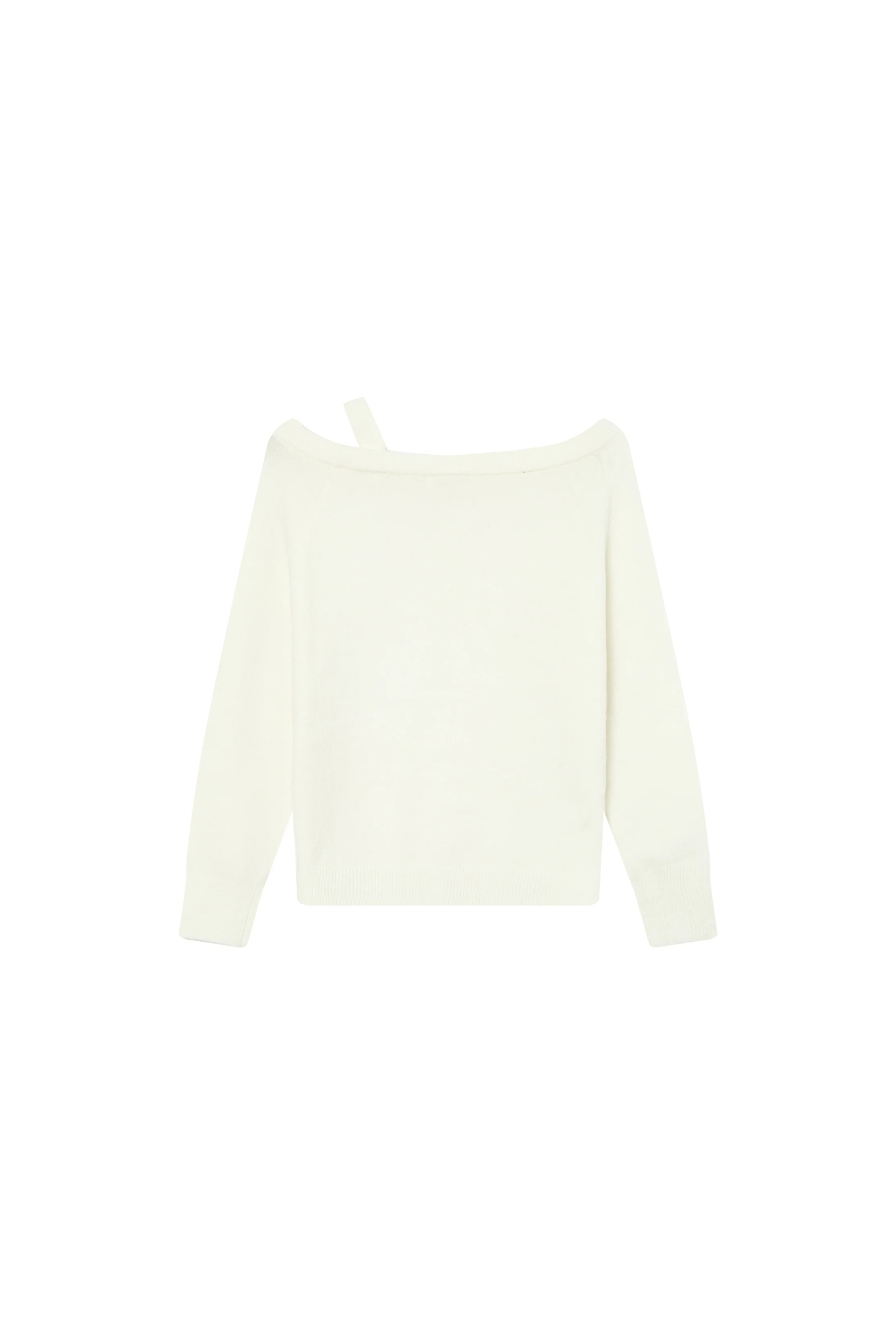 SAMANTHA OFF SHOULDER SWEATER - IVOIRE