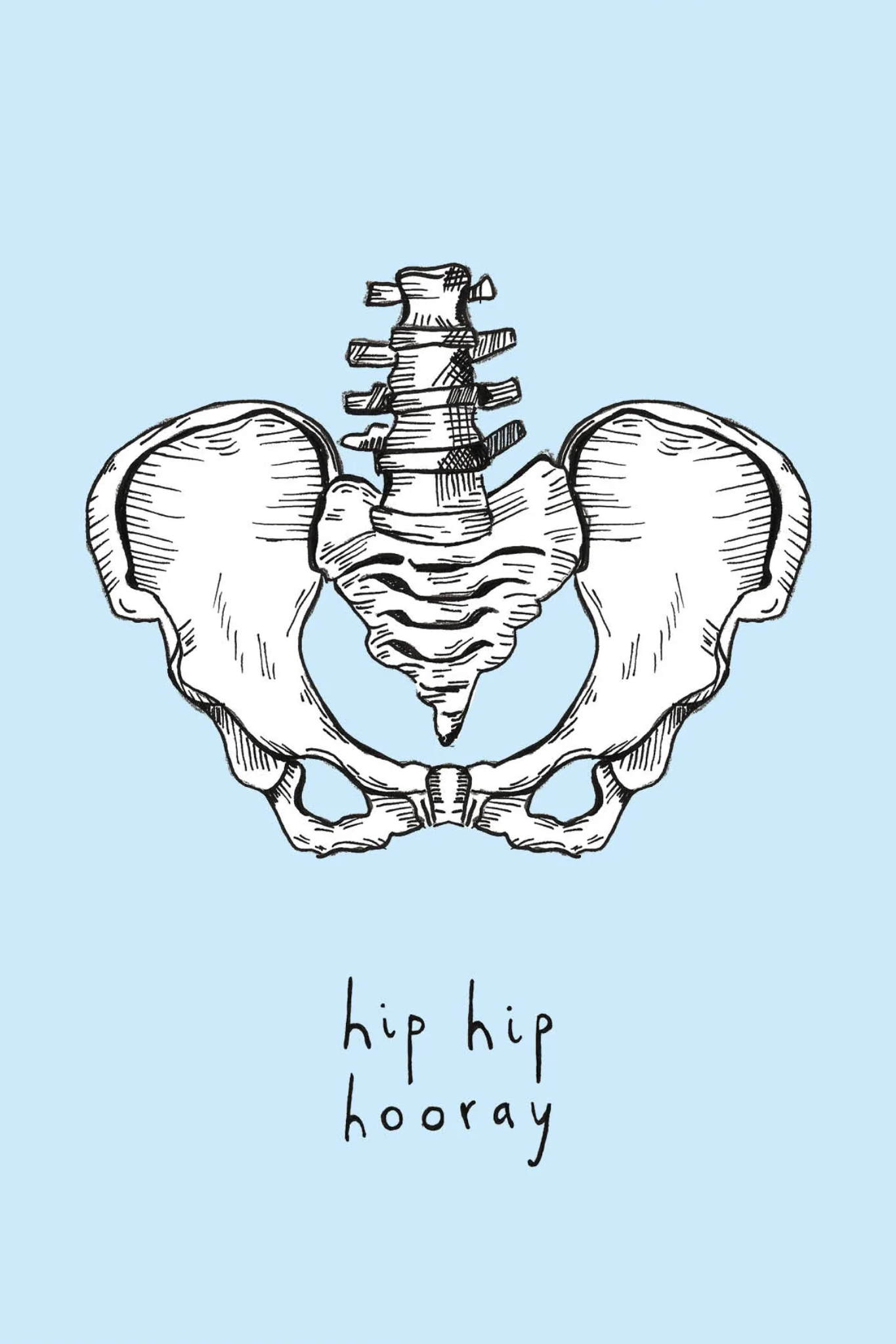 HIP HIP HOORAY - POSTCARD