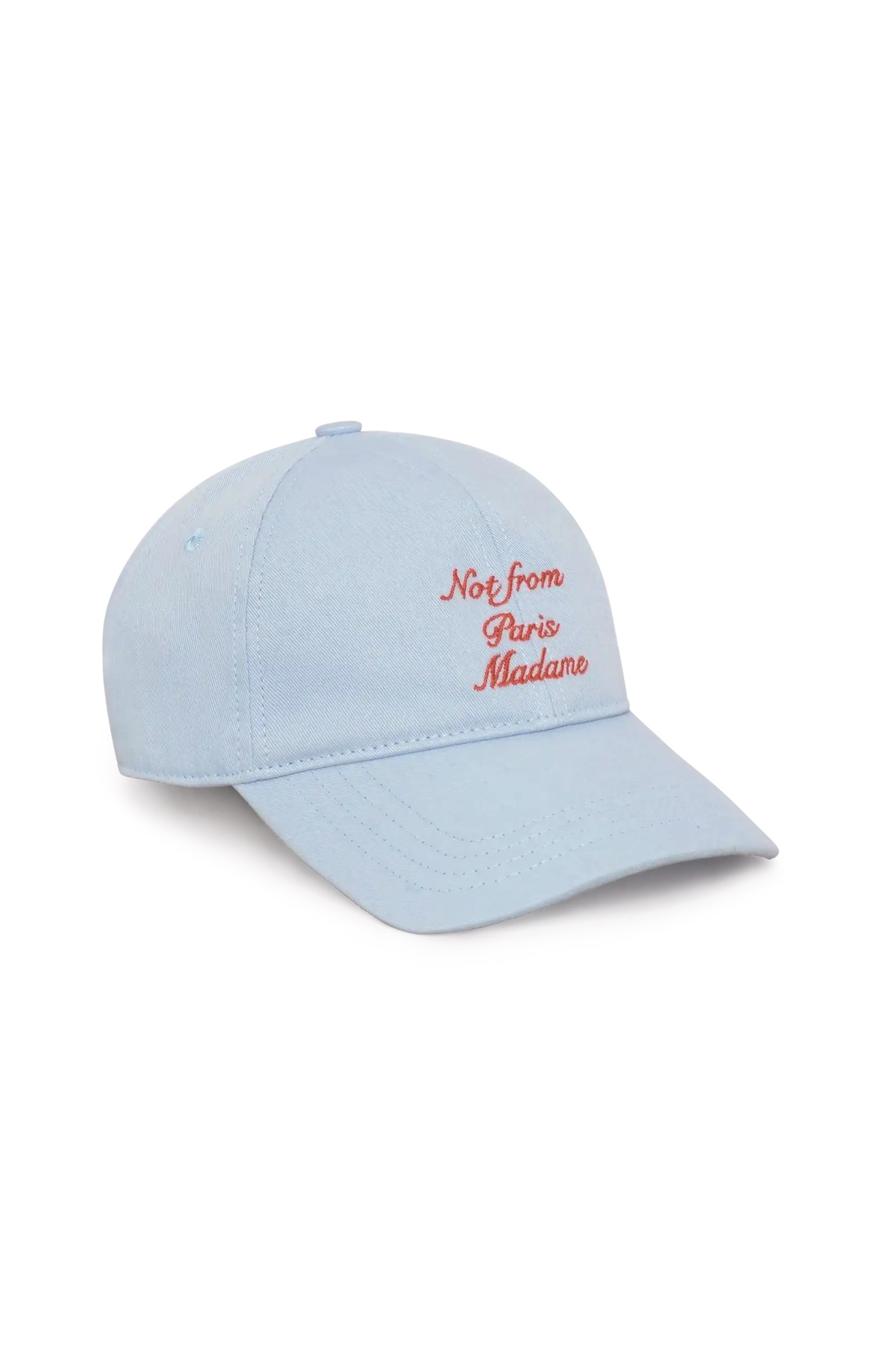 CASQUETTE SLOGAN CALLIGRAPHY - LIGHT BLUE