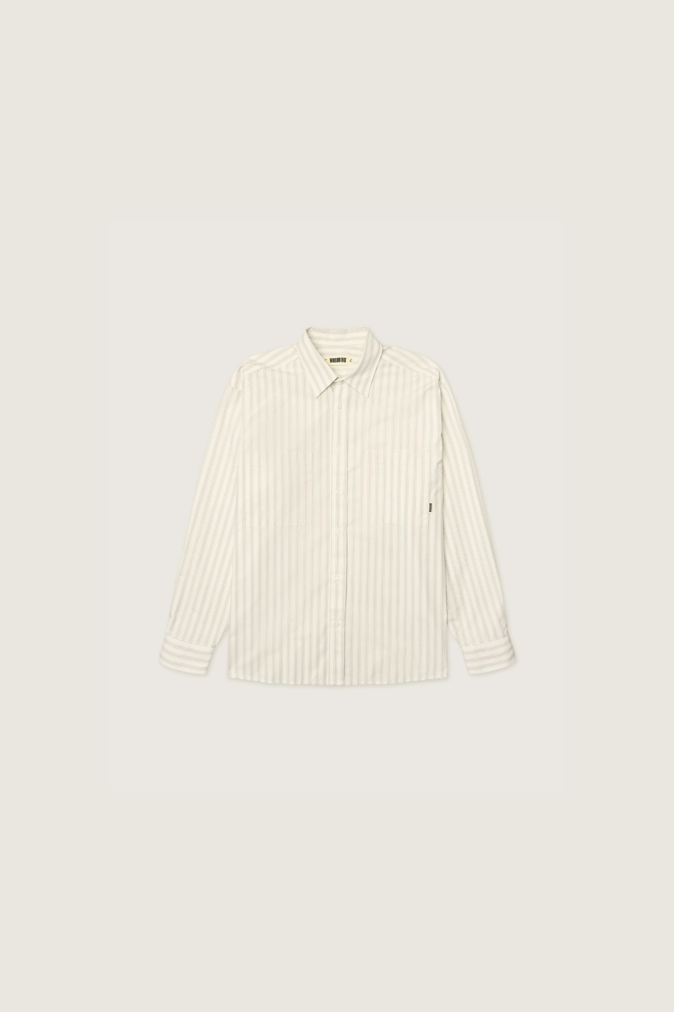 BUZO POCKET SHIRT - OFF WHITE STRIPE
