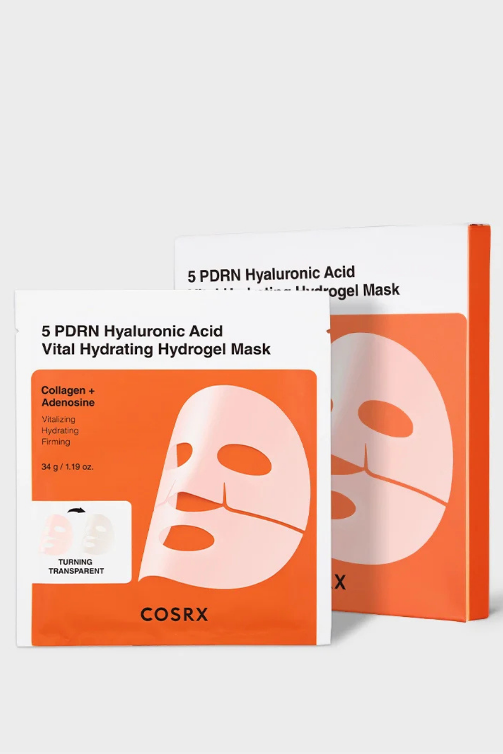 5 PDRN HYALURONIC ACID VITAL HYDRATING HYDROGEL MASK ( 1 PIECE )