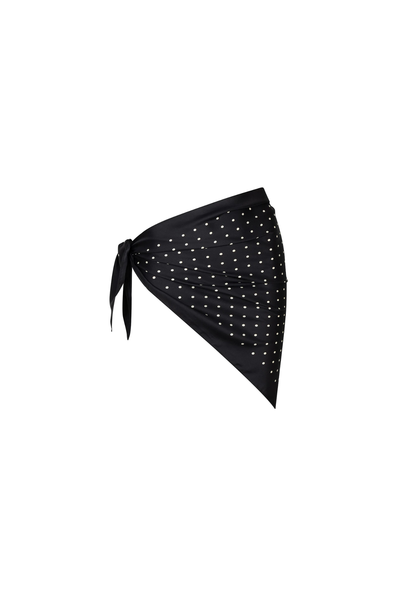 DOTTED SCARF - BLACK