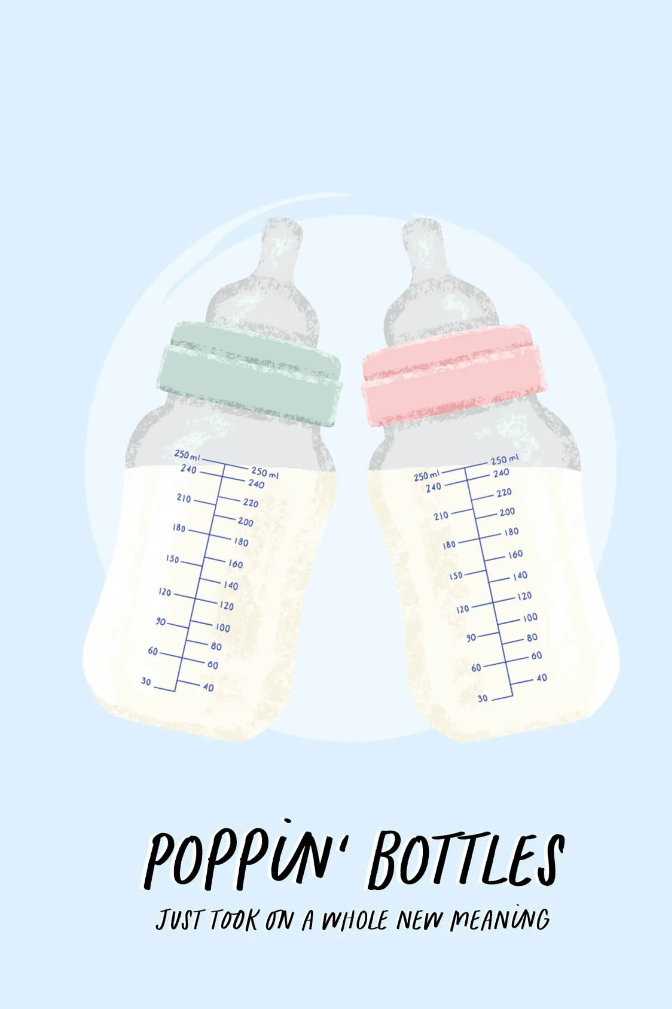 POPPIN BOTTLES - POSTCARD