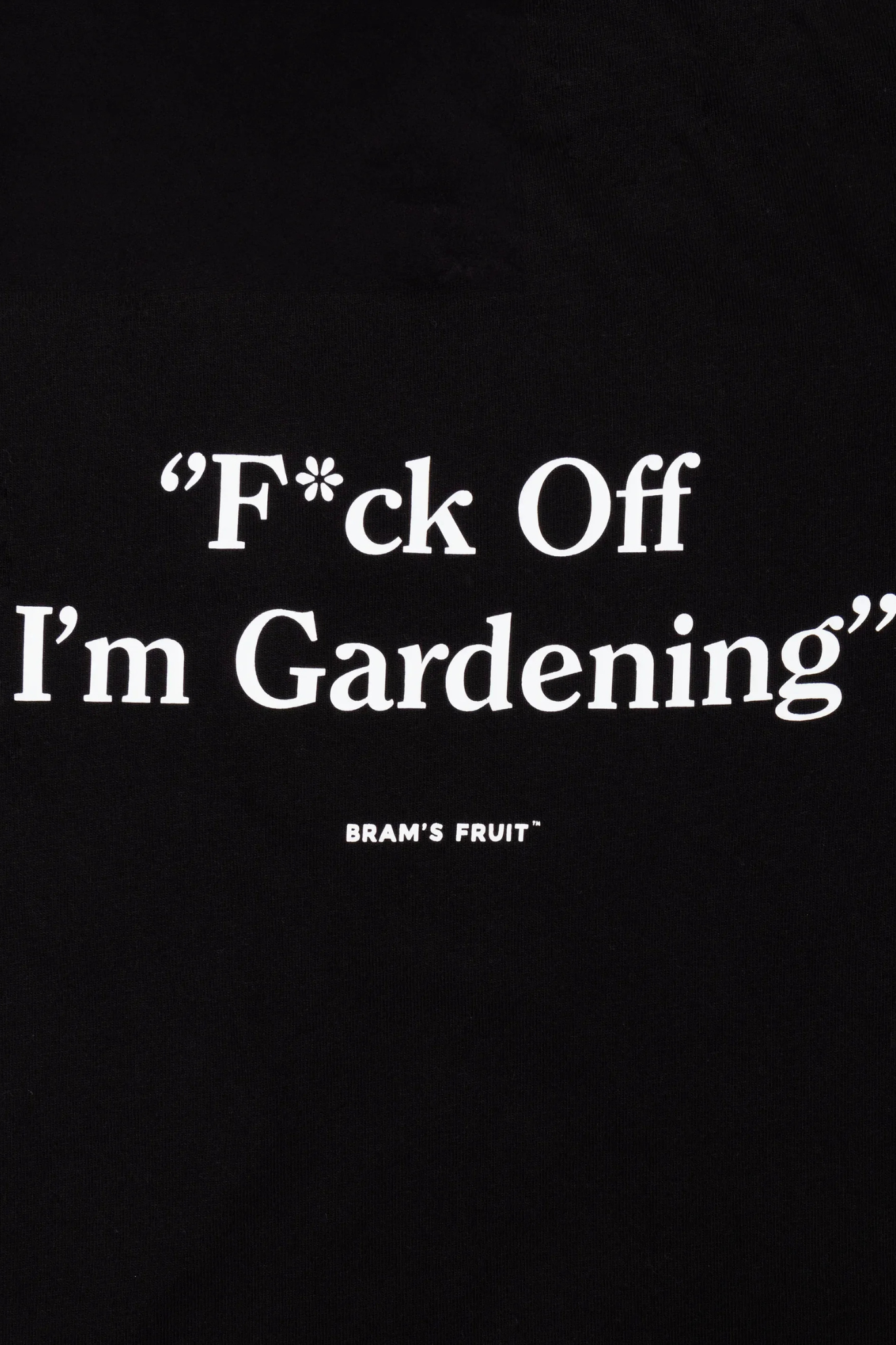 F*CK OFF I'M GARDENING CREWNECK - BLACK