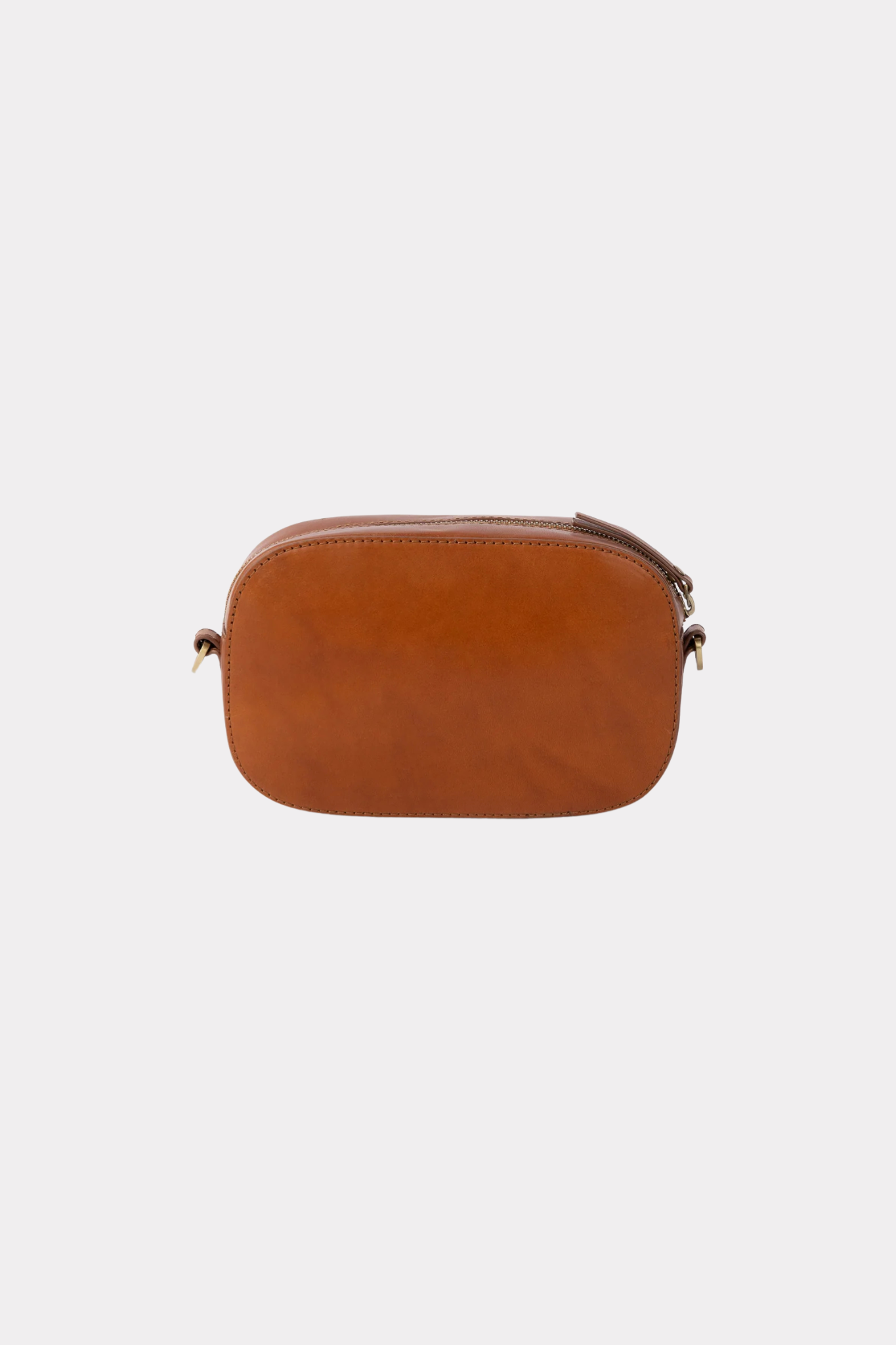 O MY BAG maya bag in cognac classic leather. Back view