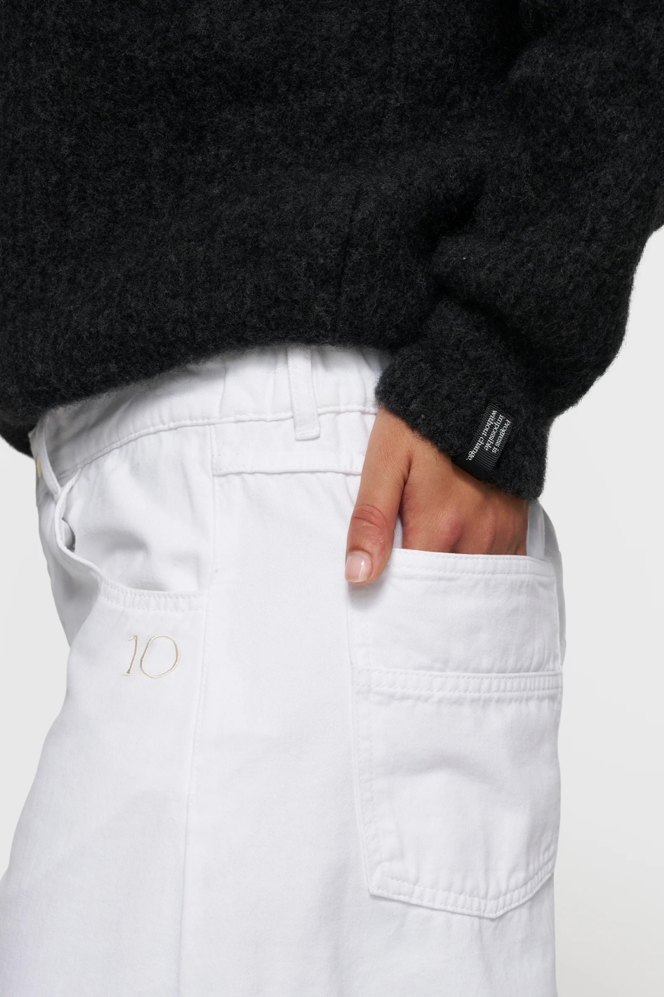 WESTERN PANTS WASHED - OPTIC WHITE