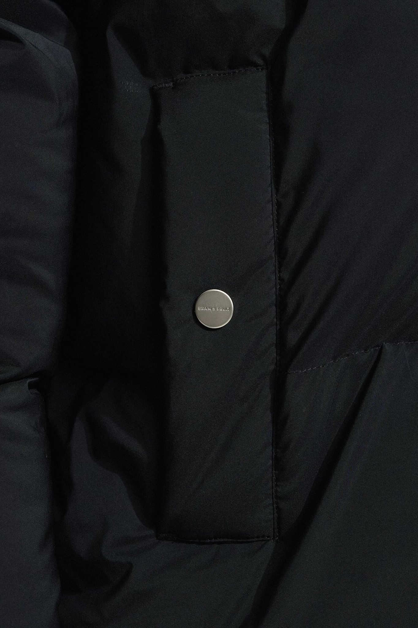 HOODED PUFFER JACKET - BLACK