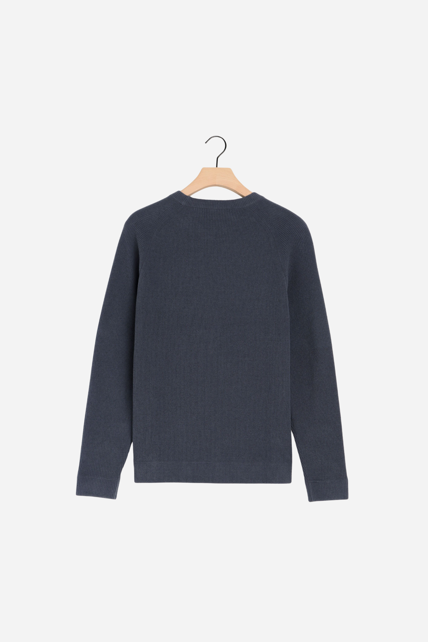 RAMIL ROUND NECK SWEATER - OMBRE BLUE