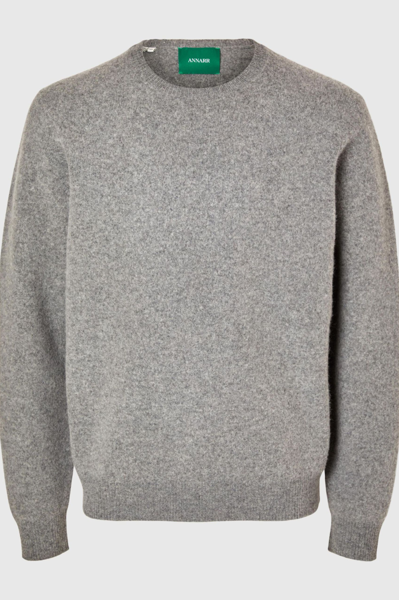 RAGI LS KNIT WOOL - GREY MELANGE