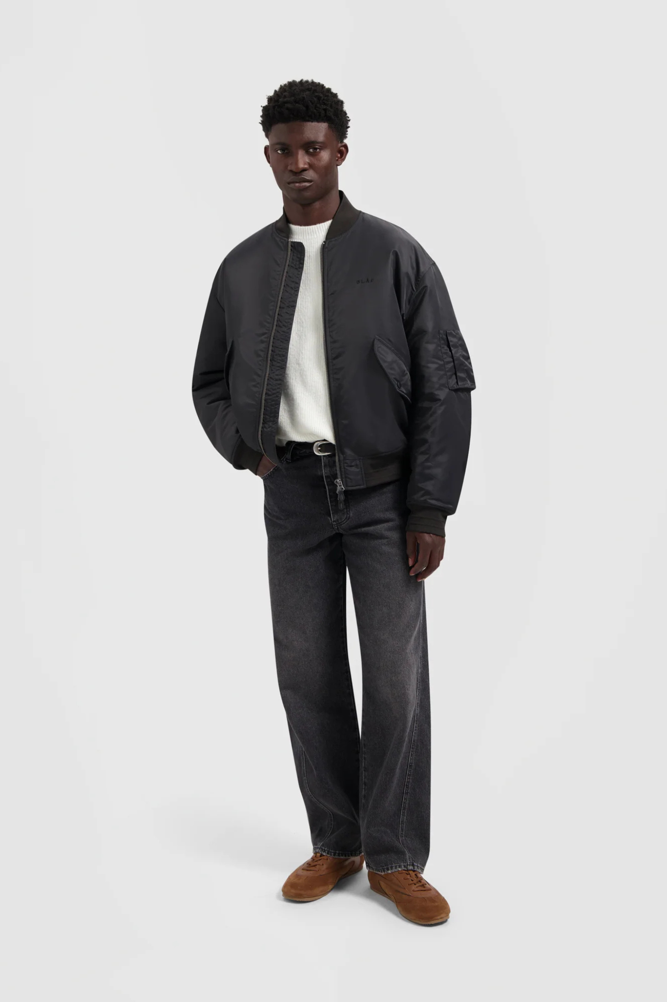 BOMBER JACKET - CHARCOAL