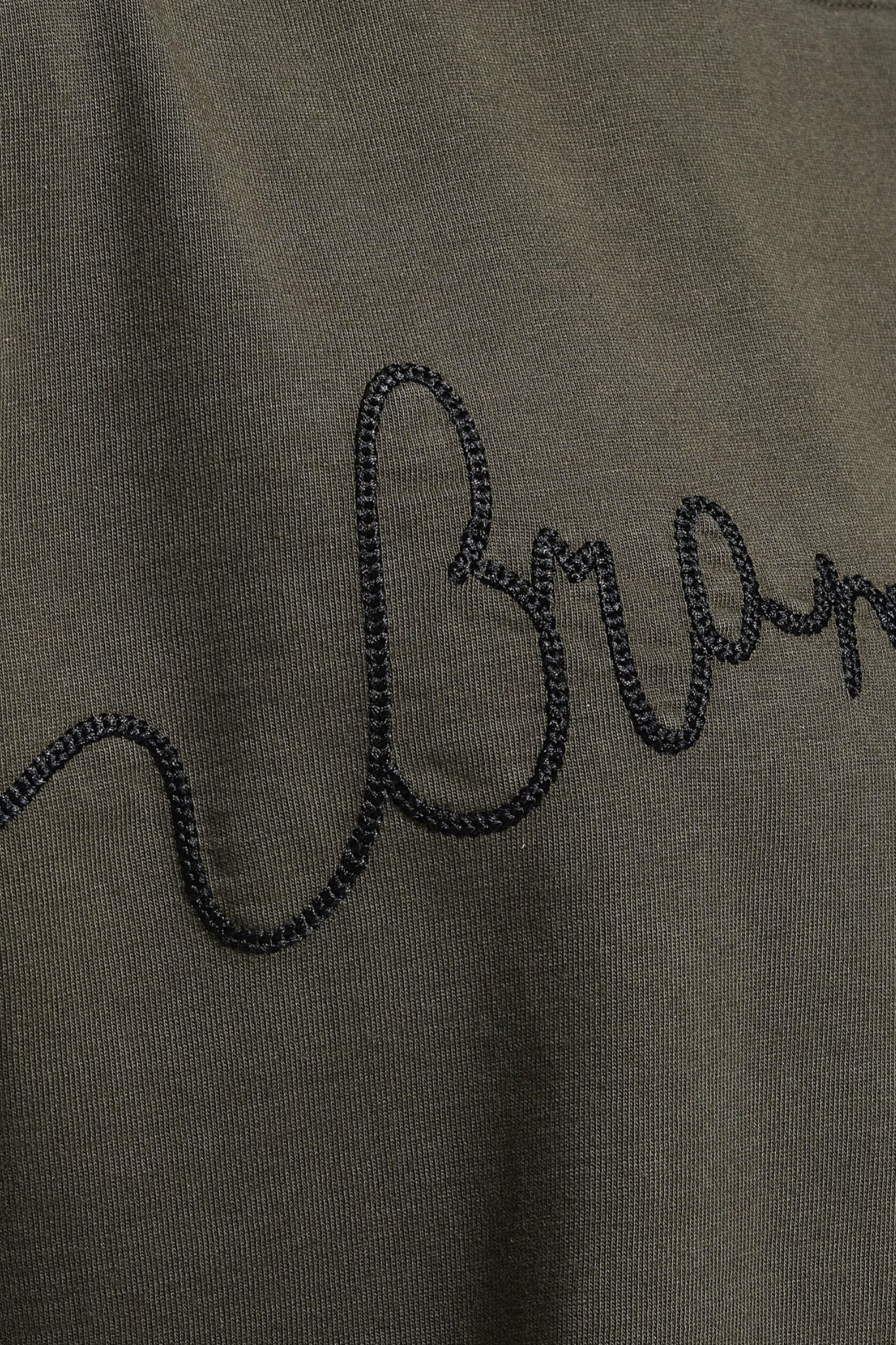 GARDEN HOSE CHAIN STICH LONGSLEEVE SWEATSHIRTS - SOLID CHARCOAL