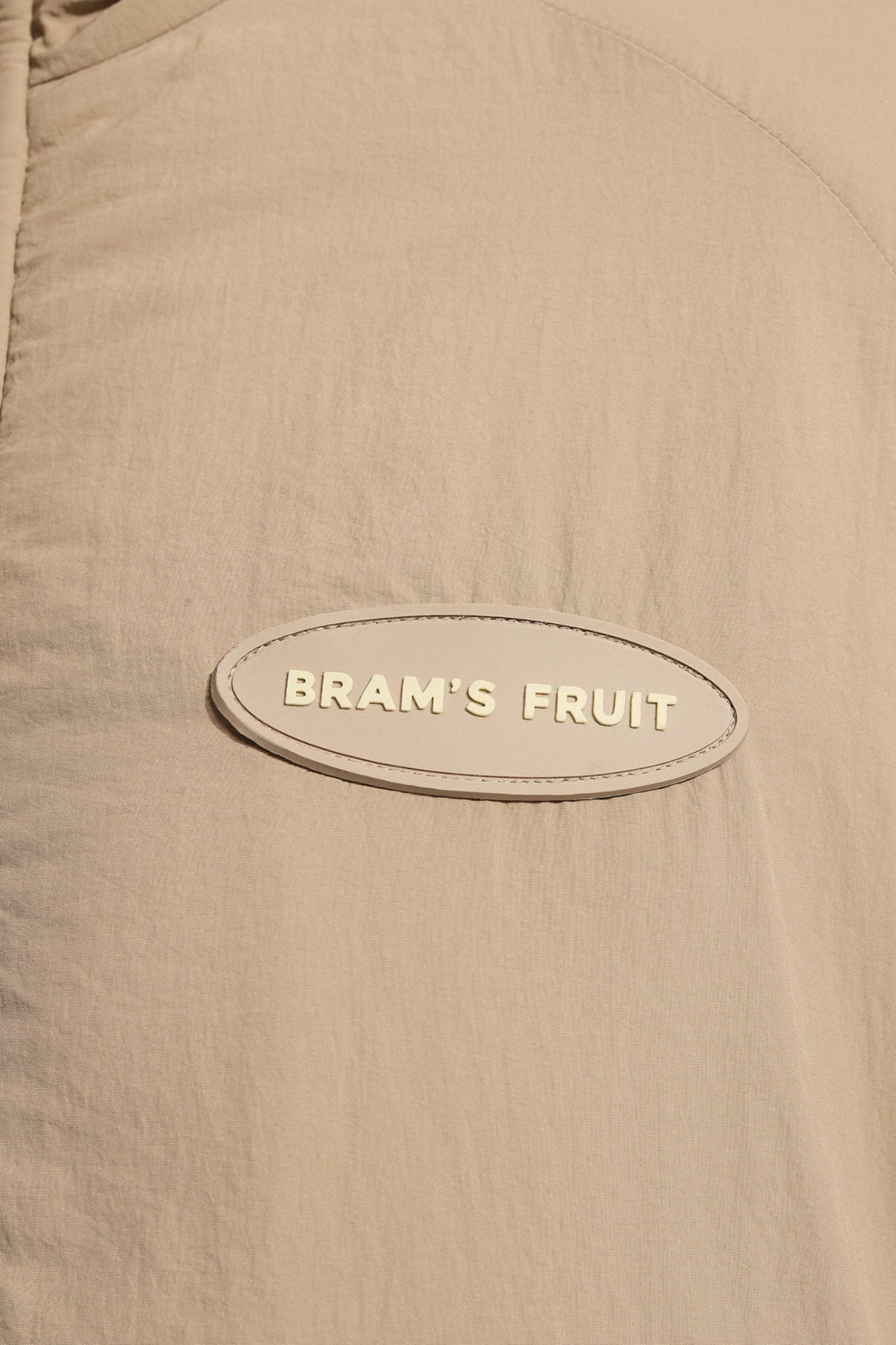 EMBLEM PATCH PADDED JACKET - KHAKI