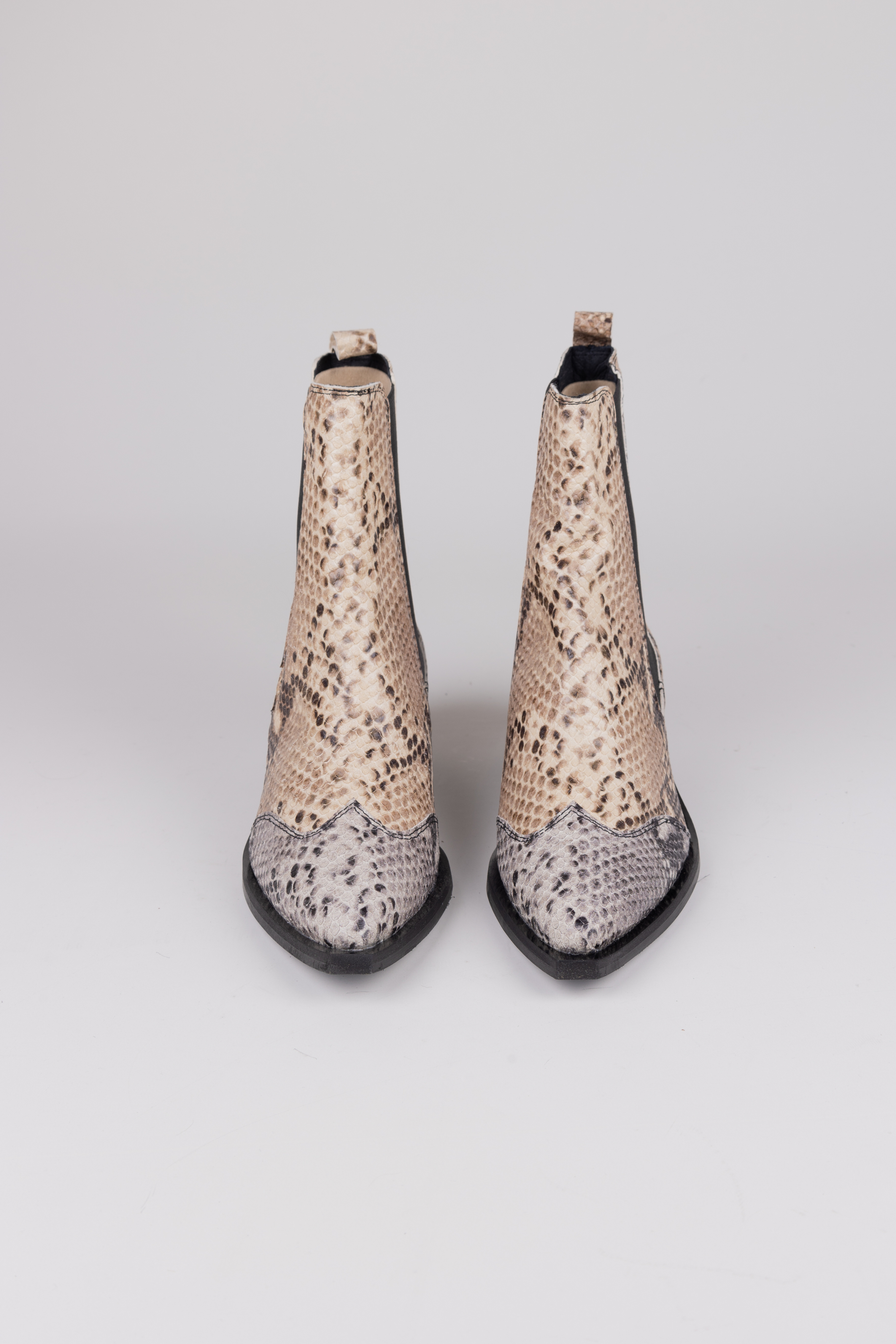 OU - PESTO PITON CRUEL BOOTS WOMEN - SNAKE NATURE