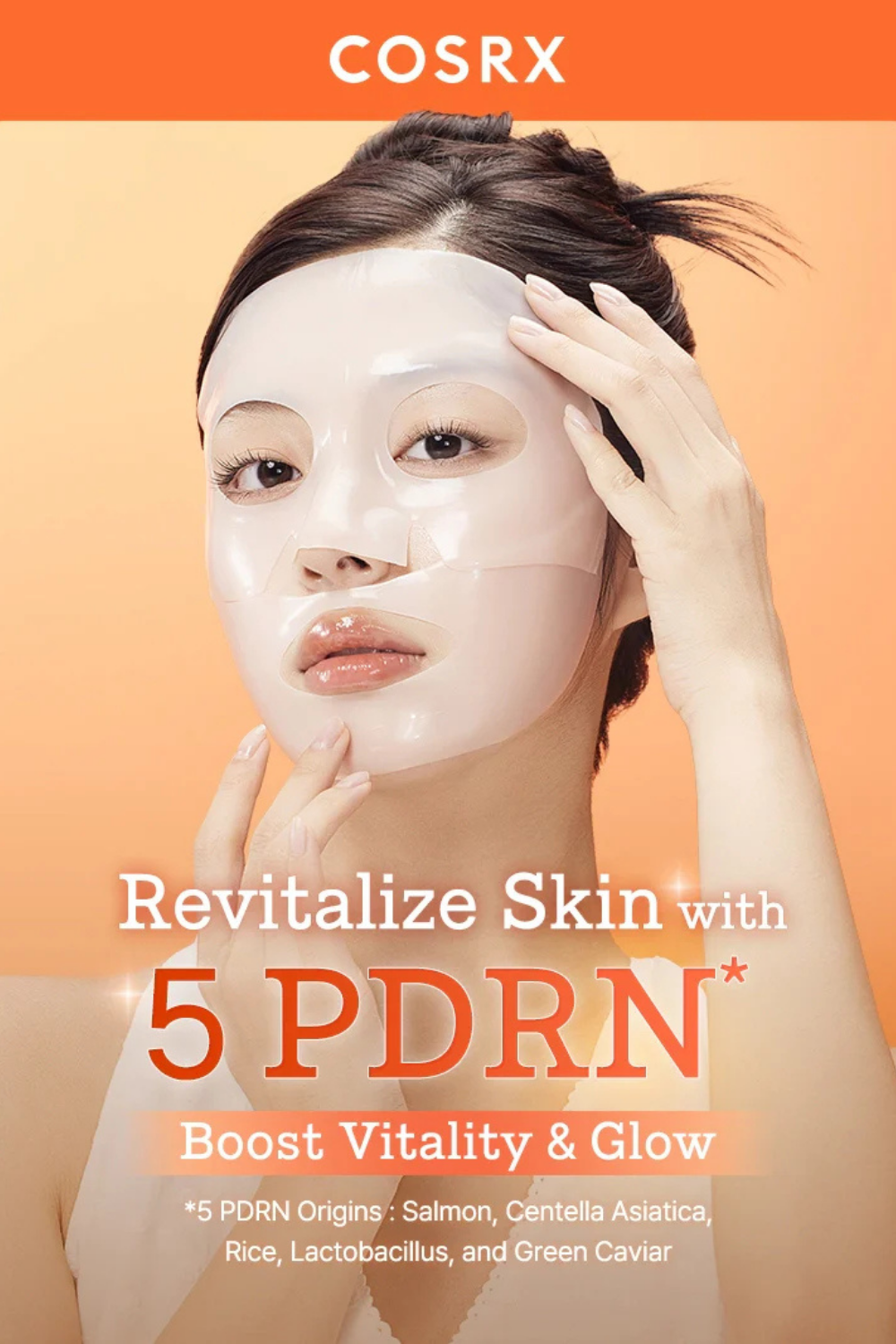 5 PDRN HYALURONIC ACID VITAL HYDRATING HYDROGEL MASK ( 1 PIECE )