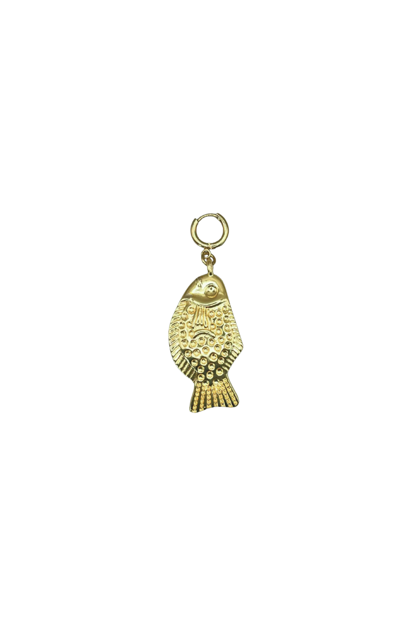 SMALL FISH GOLD PENDANT - GOLD