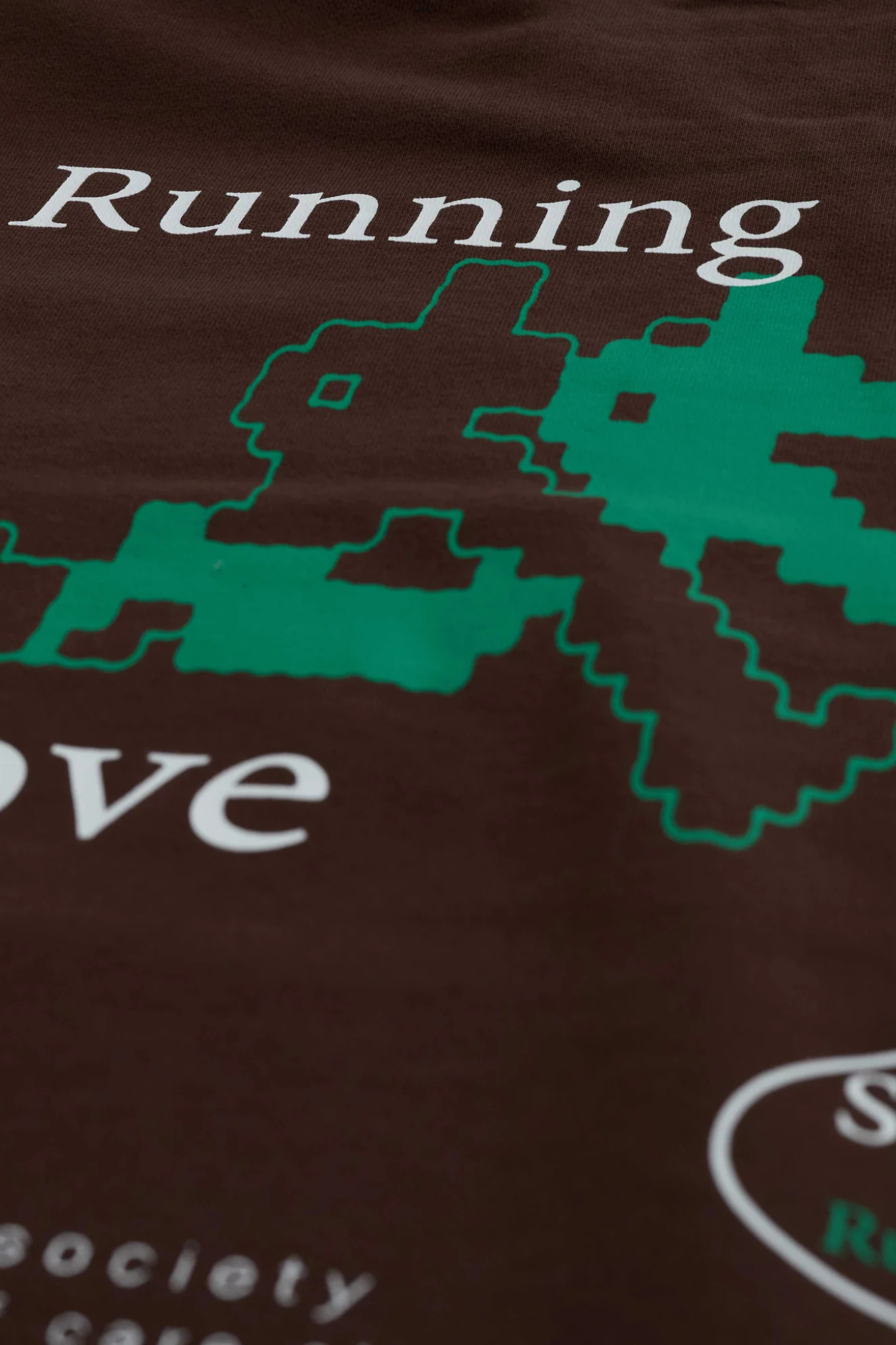RUNNING ON LOVE HOODIE - ESPRESSO