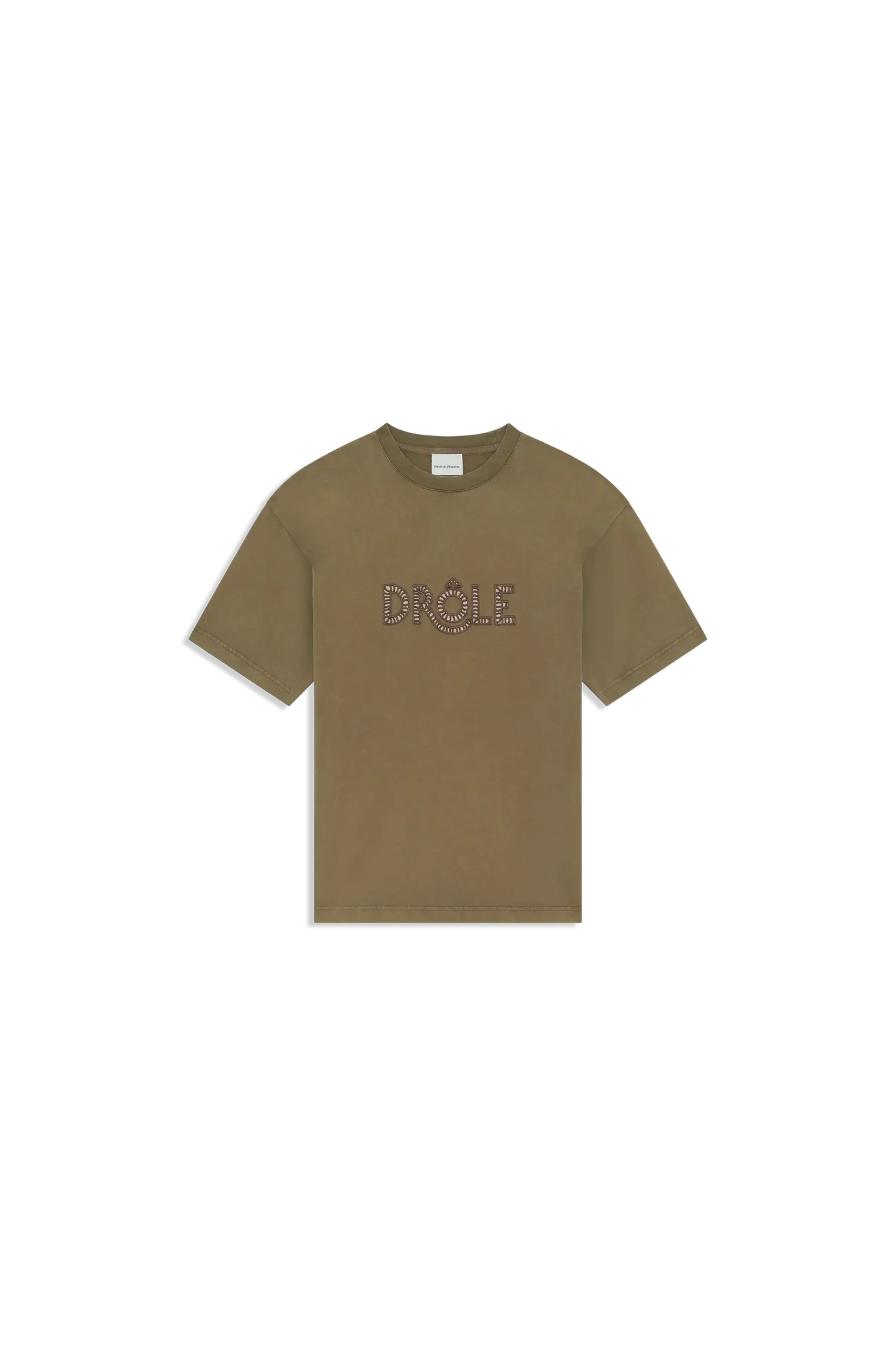 DRÔLE AJOURE T-SHIRT - KHAKI