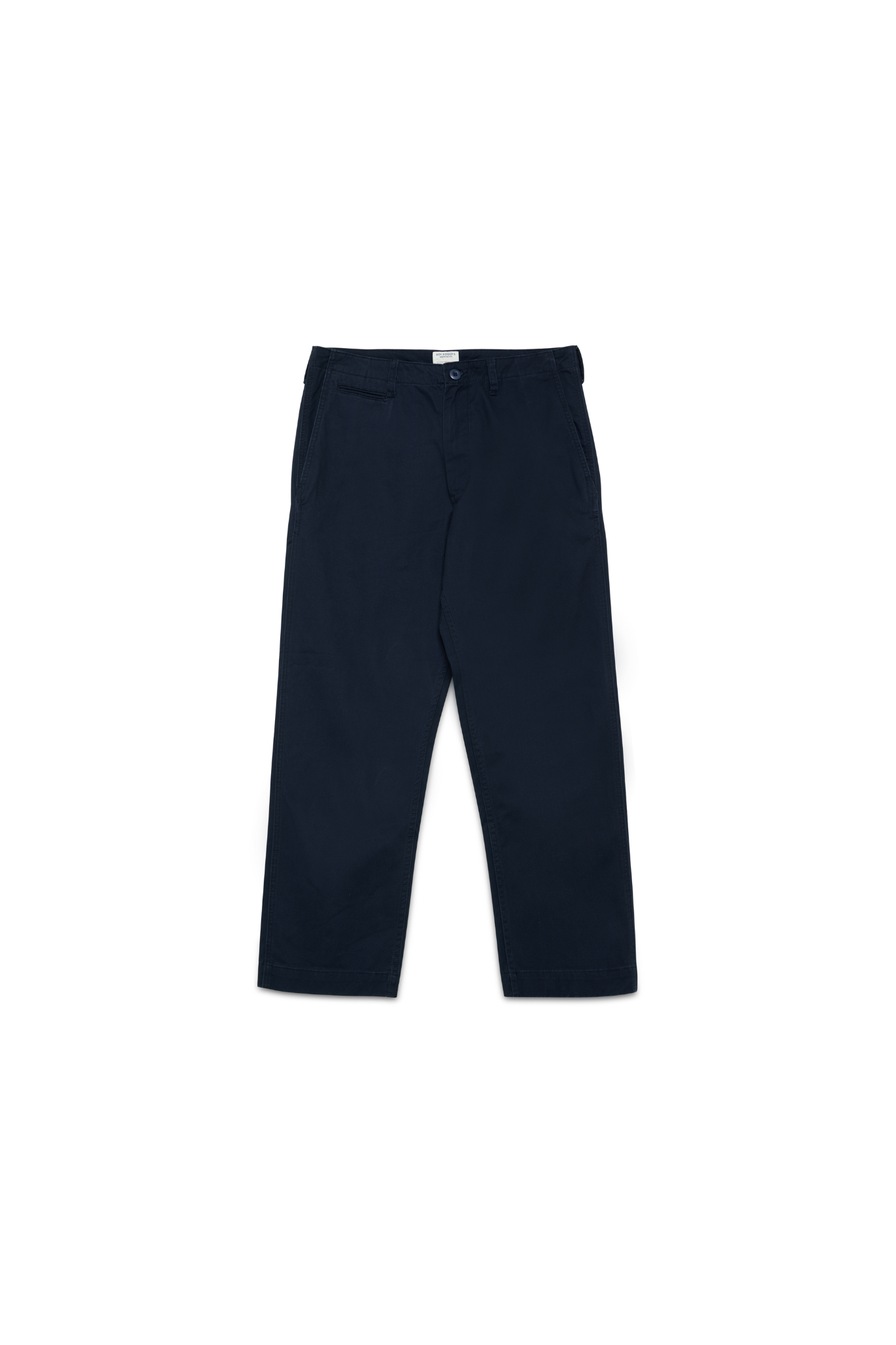 ADRIAN CHINO GABARDINE ONE WASH - BLUE NAVY