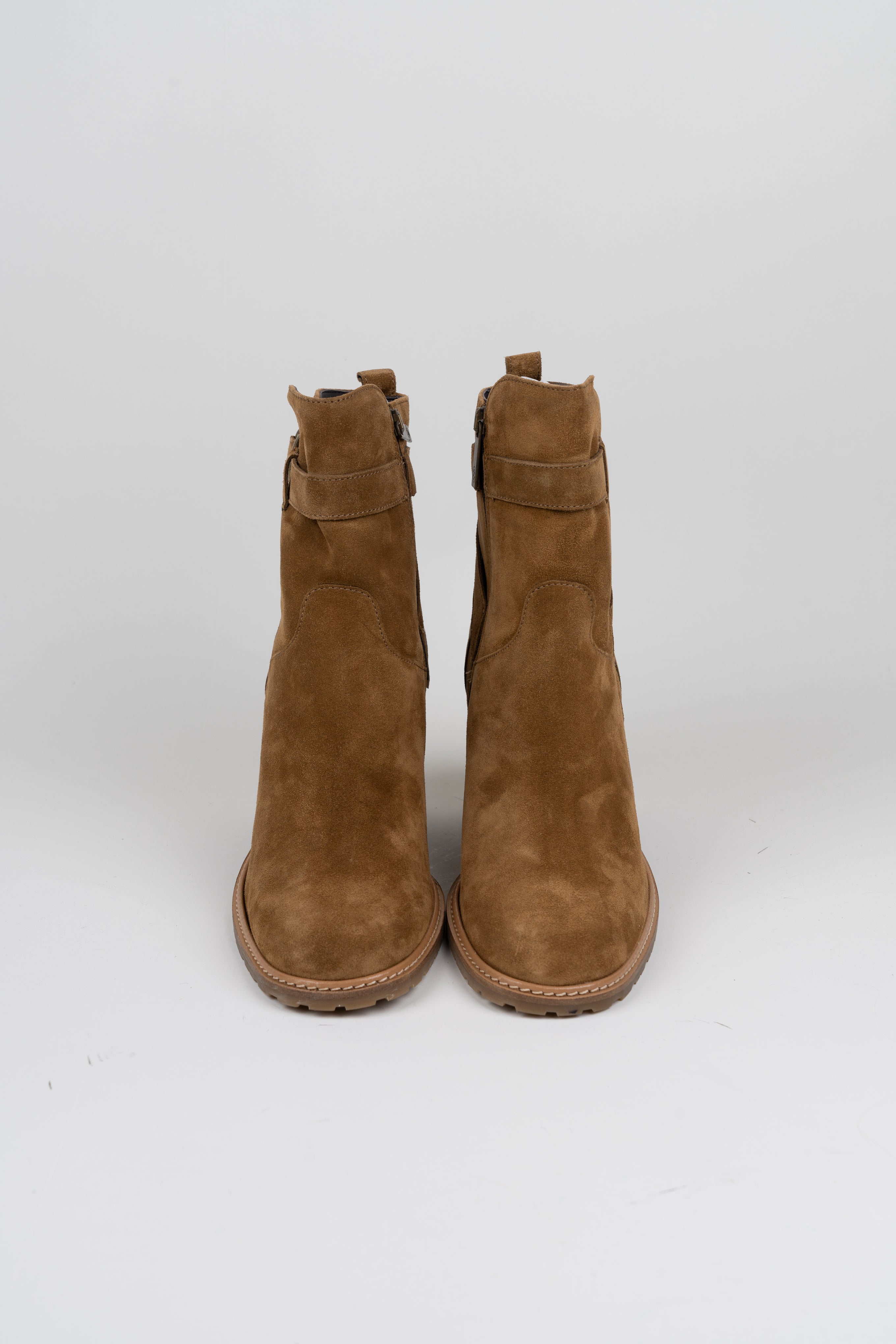 OU - NATHALIE BUCK BOOTS WOMEN - COGNAC