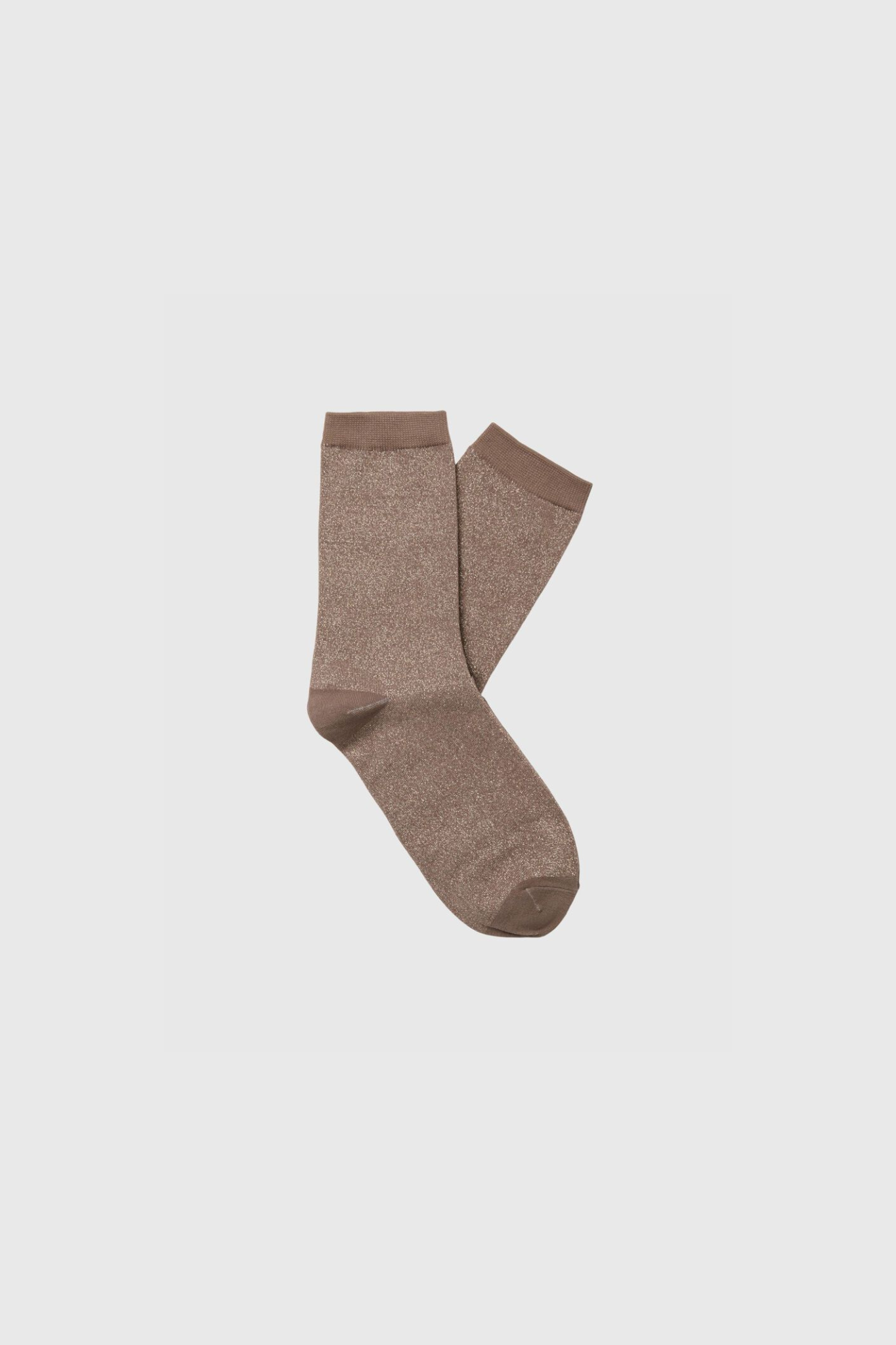 Selected Femme kim socks in sepia tint.
