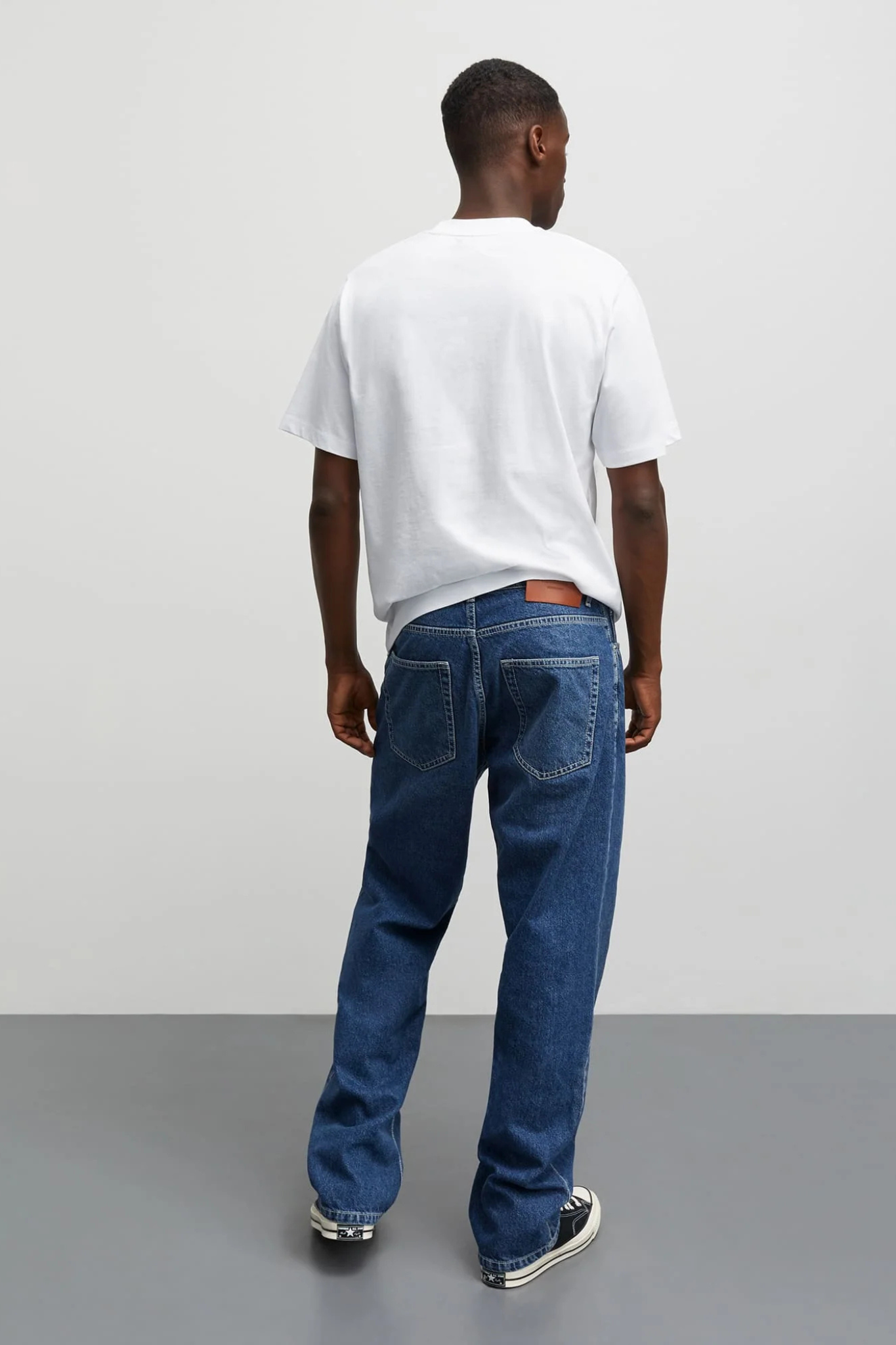 COTTON JERSEY FRODE LOGO TEE - WHITE