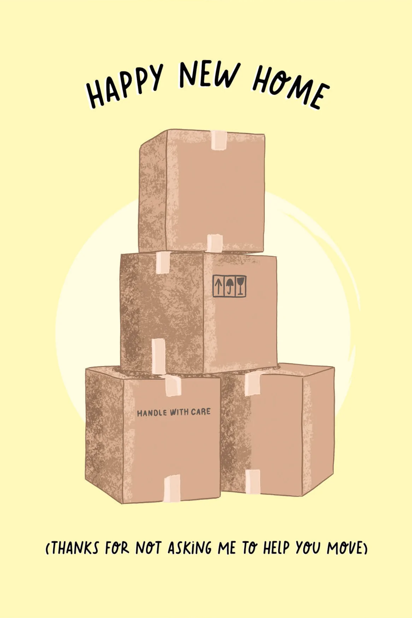 HAPPY NEW HOME - POSTCARD