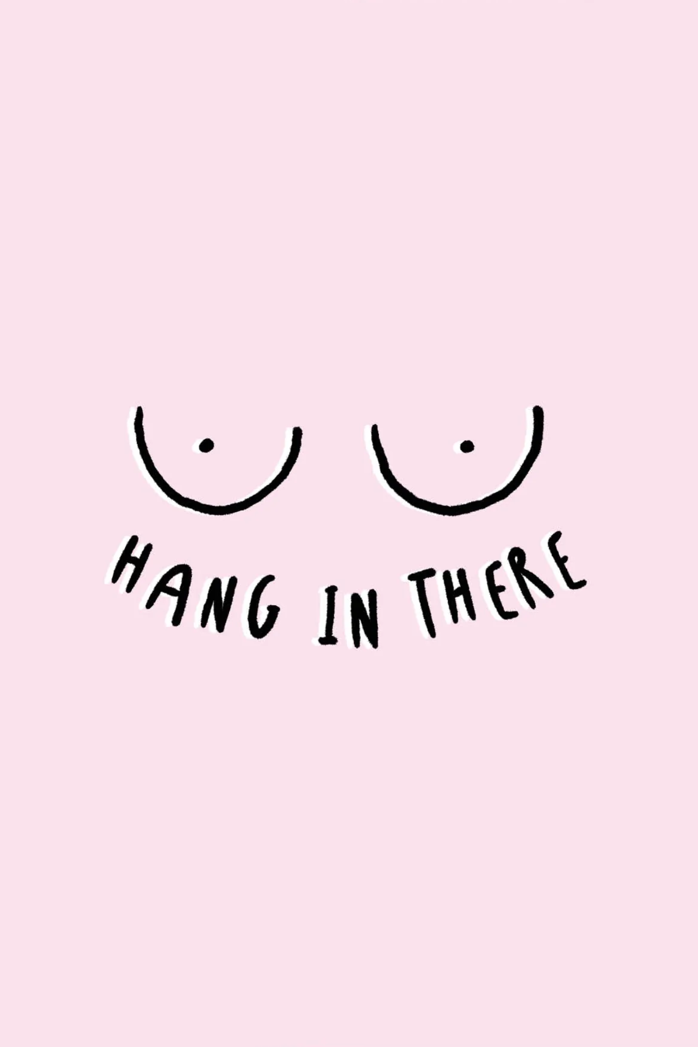 HANG IN THERE - POSTCARD
