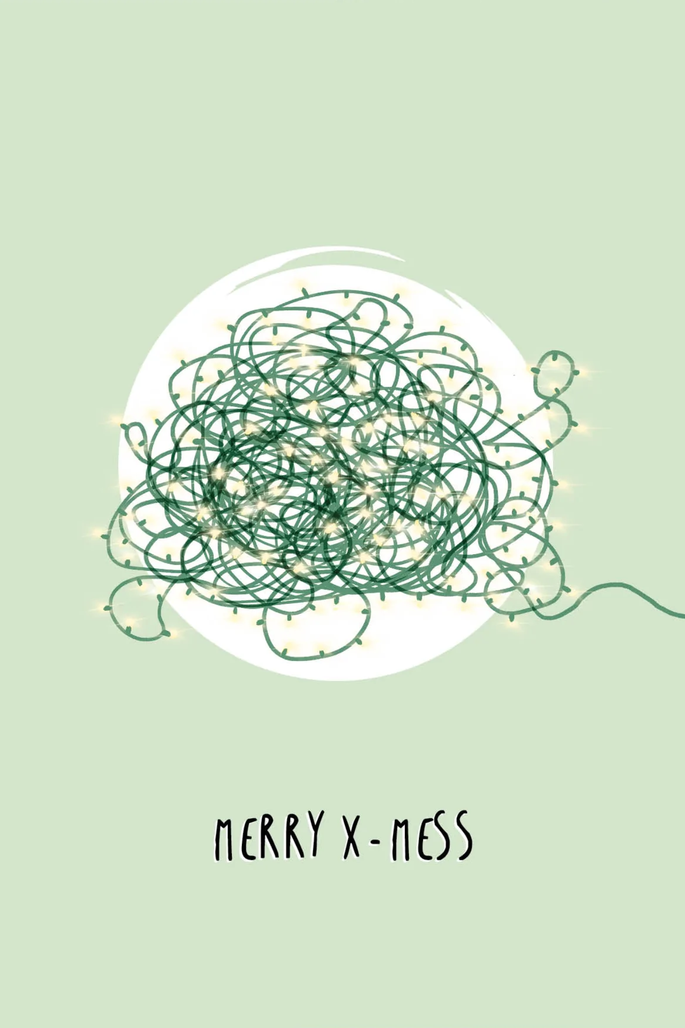 MERRY X-MESS - POSTCARD