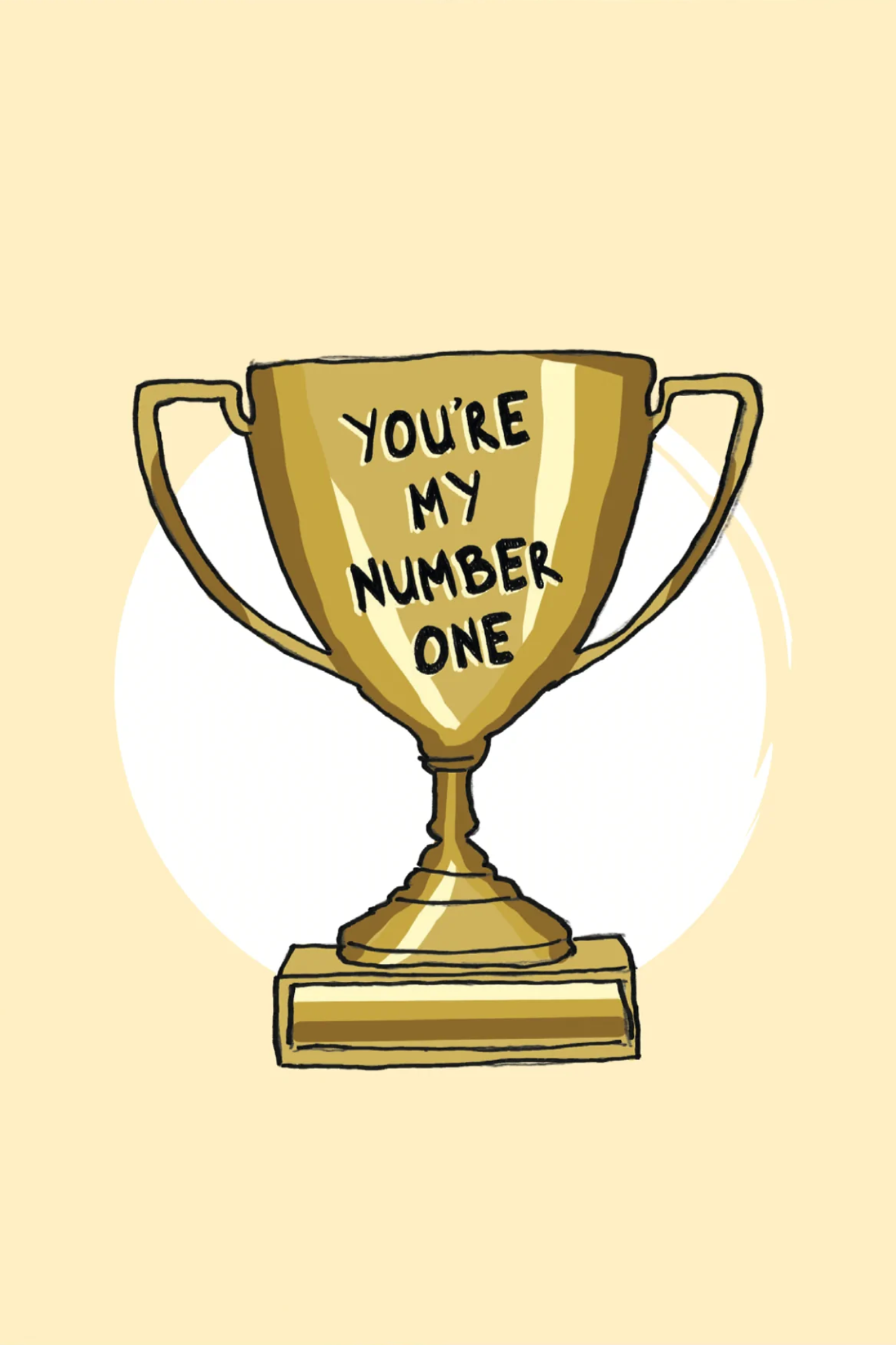 NUMBER ONE - POSTCARD