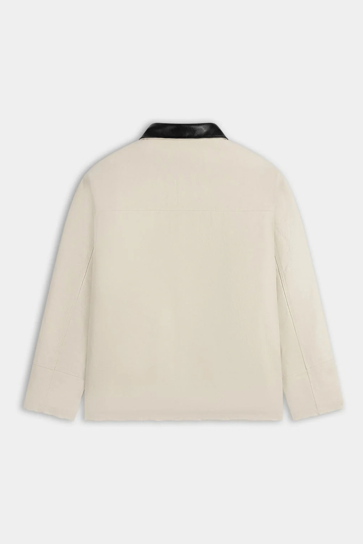 MONOGRAM COLLAR WORKWEAR JACKET - MOONBEAM BEIGE
