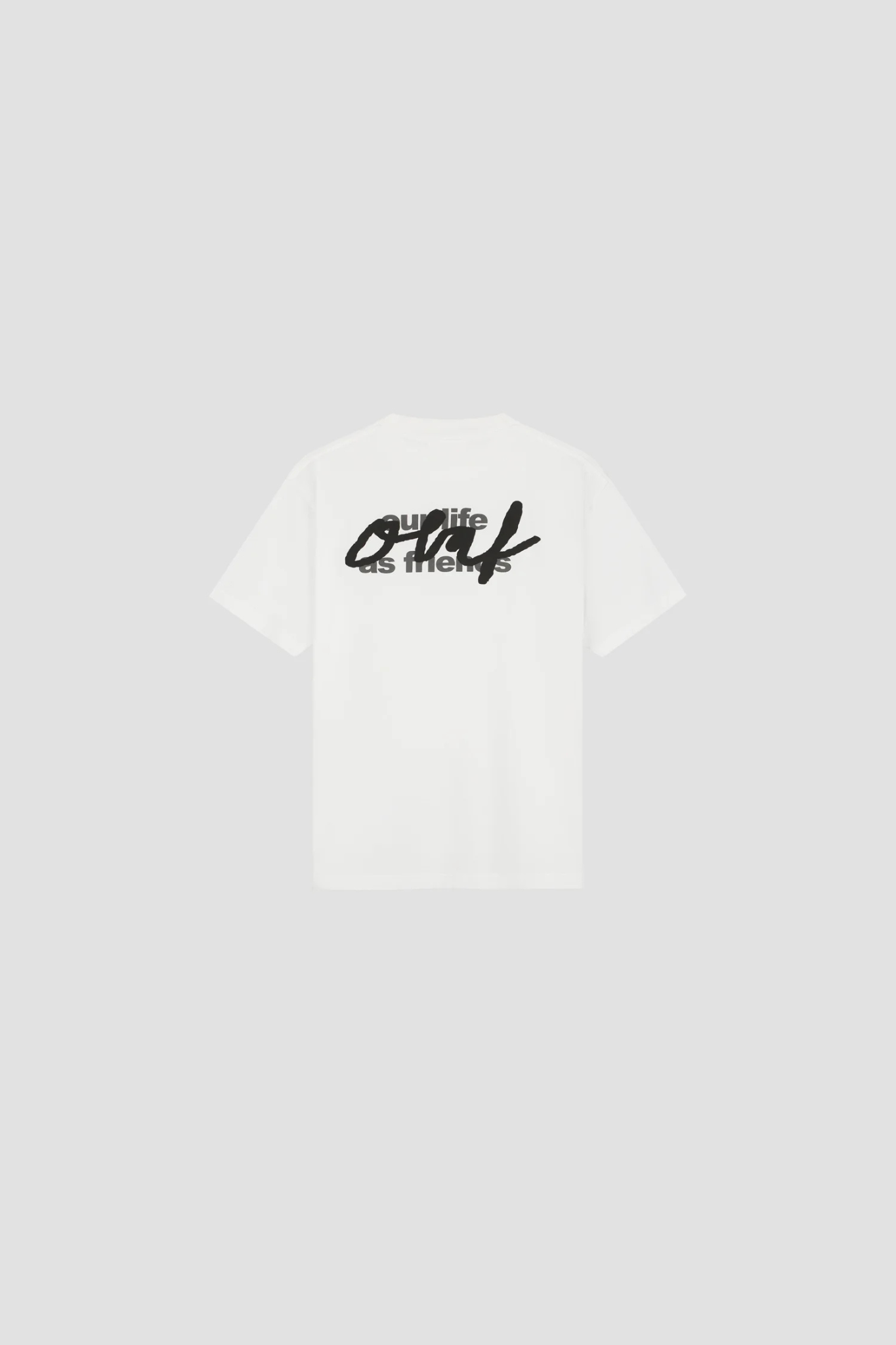 SCRIPT GRAPHIC TEE - OPTICAL WHITE